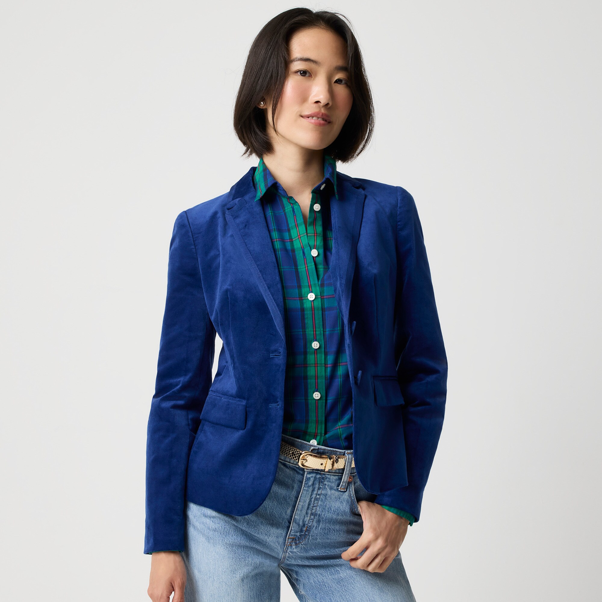 Velvet schoolboy blazer