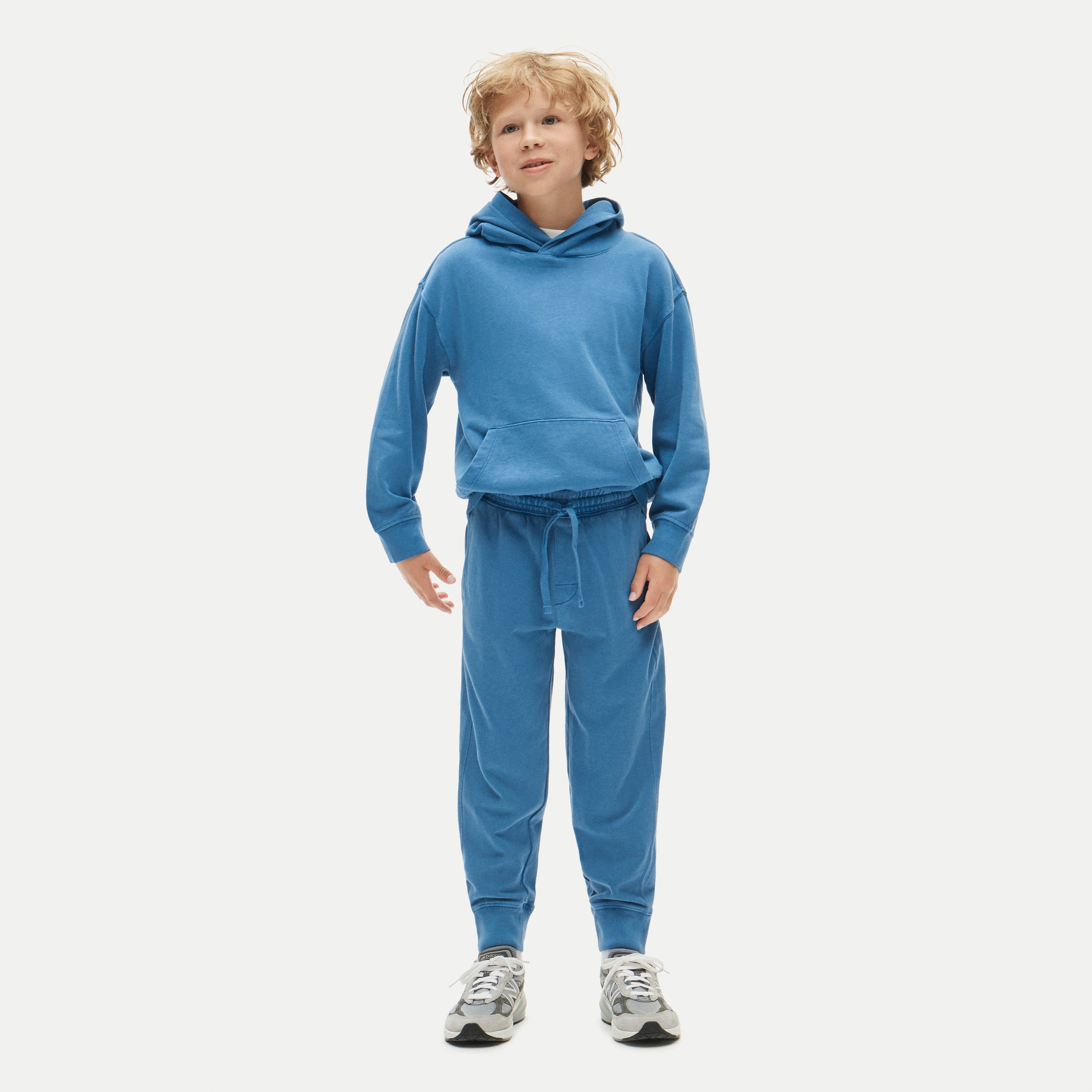 Kids' slim-slouchy jogger pant in terry