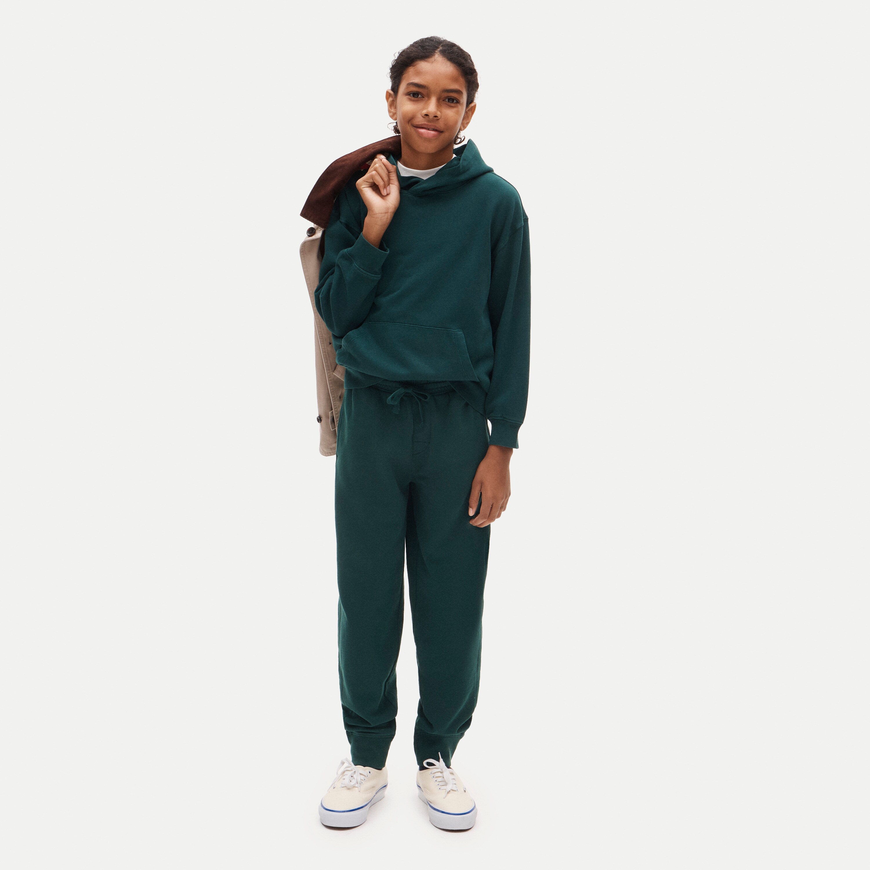 Kids' slim-slouchy jogger pant in terry