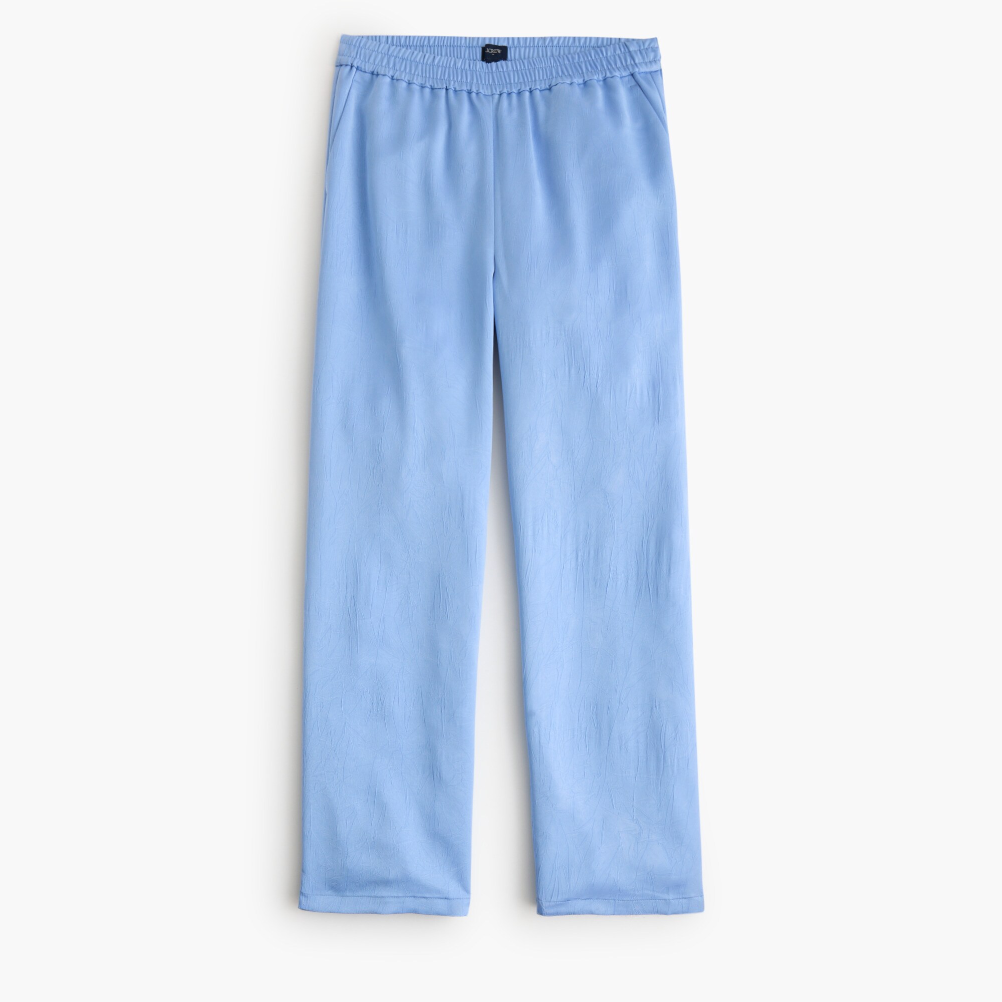 womens Shiny crinkled pull-on pant