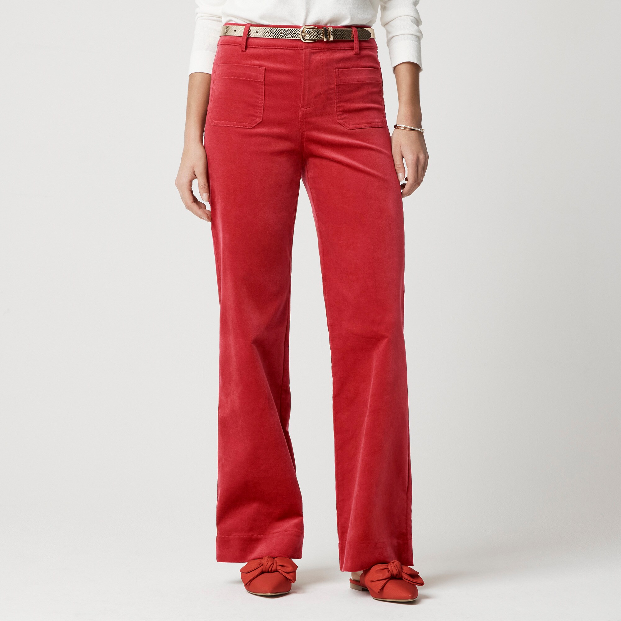  Velvet Lizzie patch-pocket pant