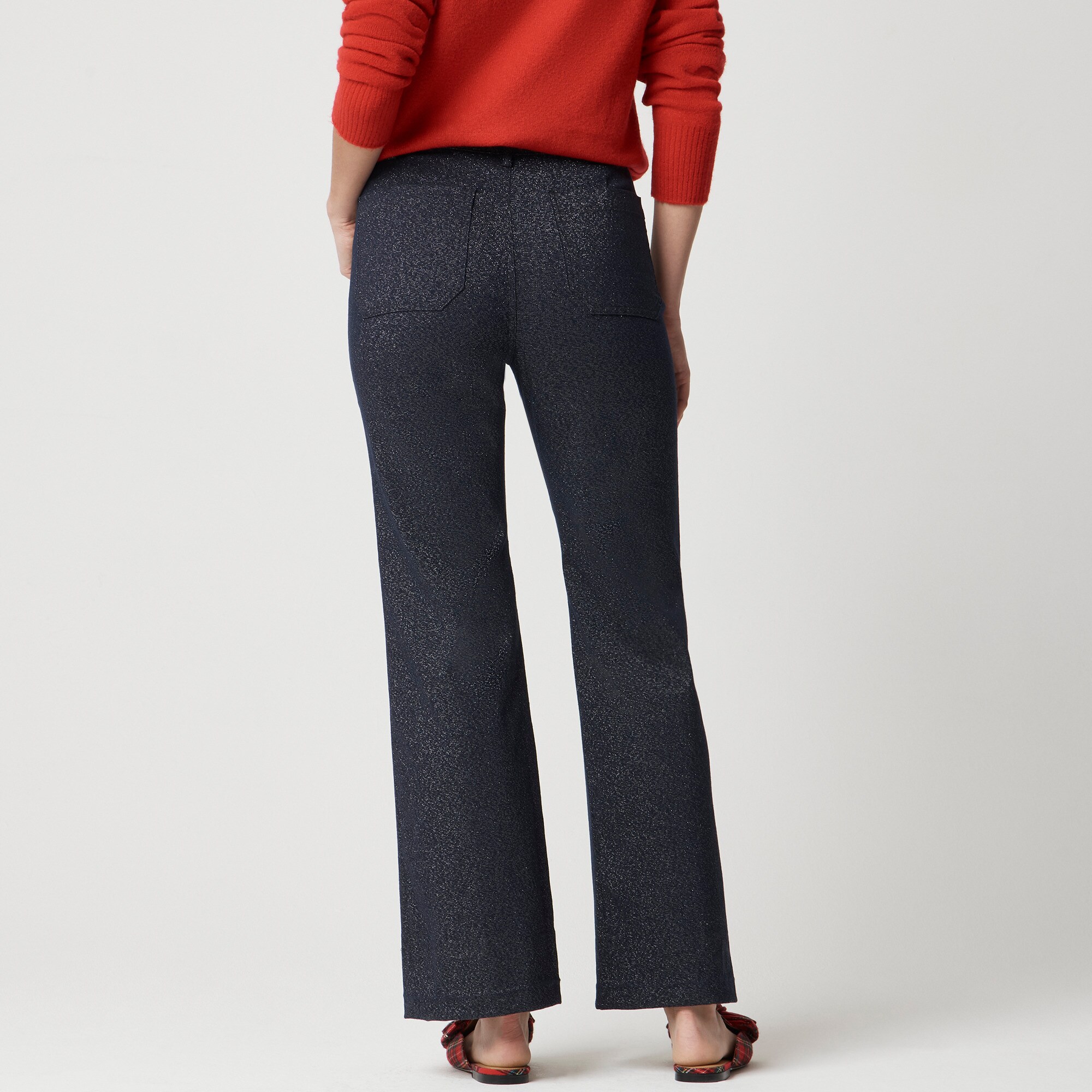 Sparkle-twill Lizzie Patch-pocket Pant For Women | Factory