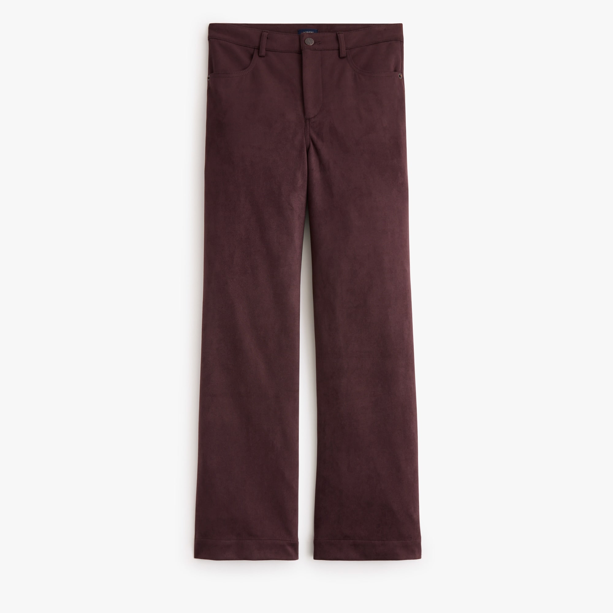 Sueded full-length Ella pant