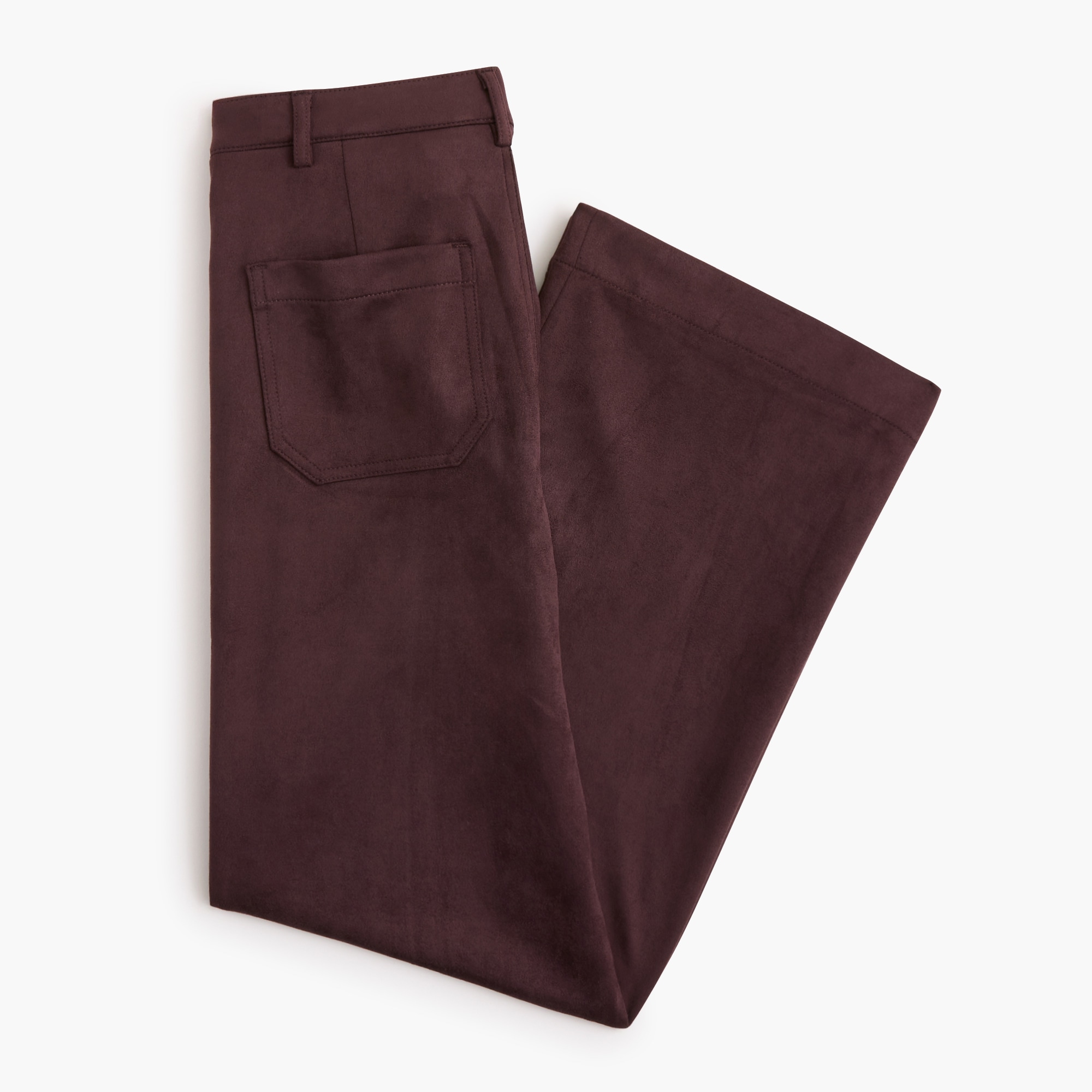 Sueded full-length Ella pant