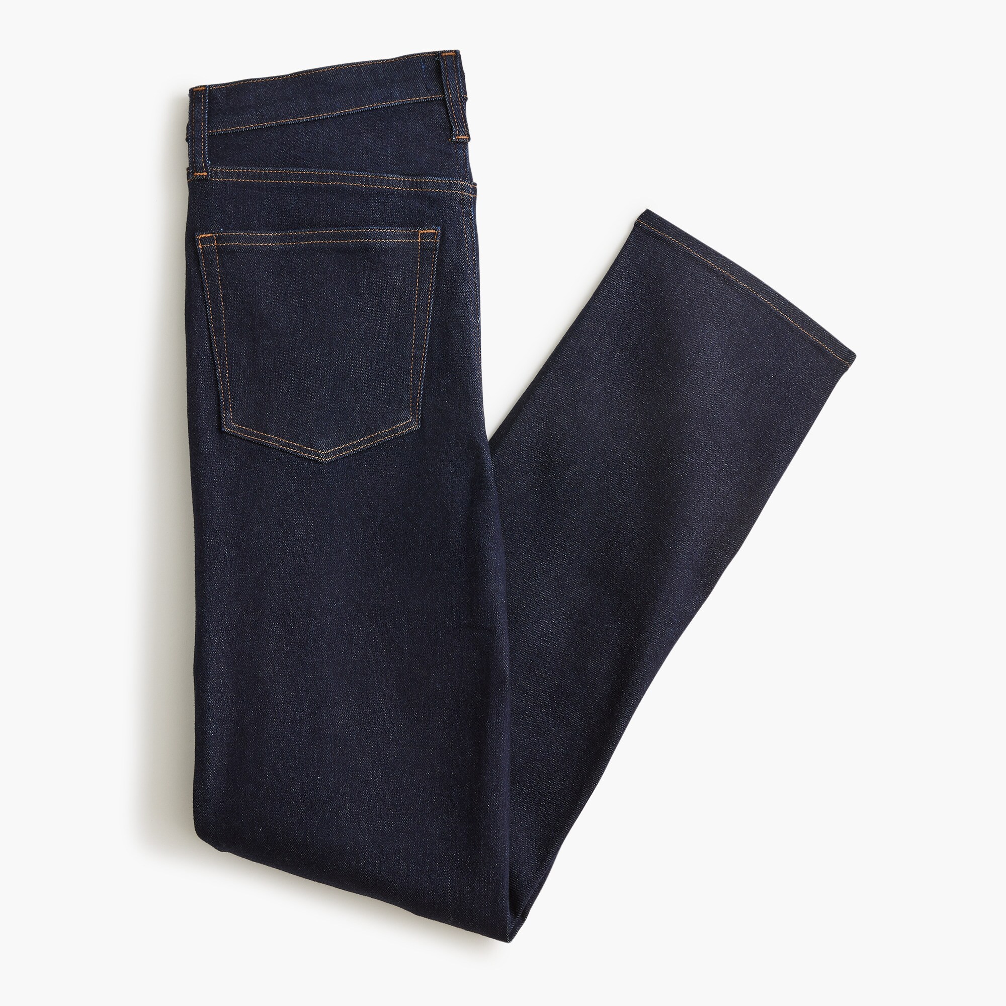 High-rise stovepipe jean in signature stretch