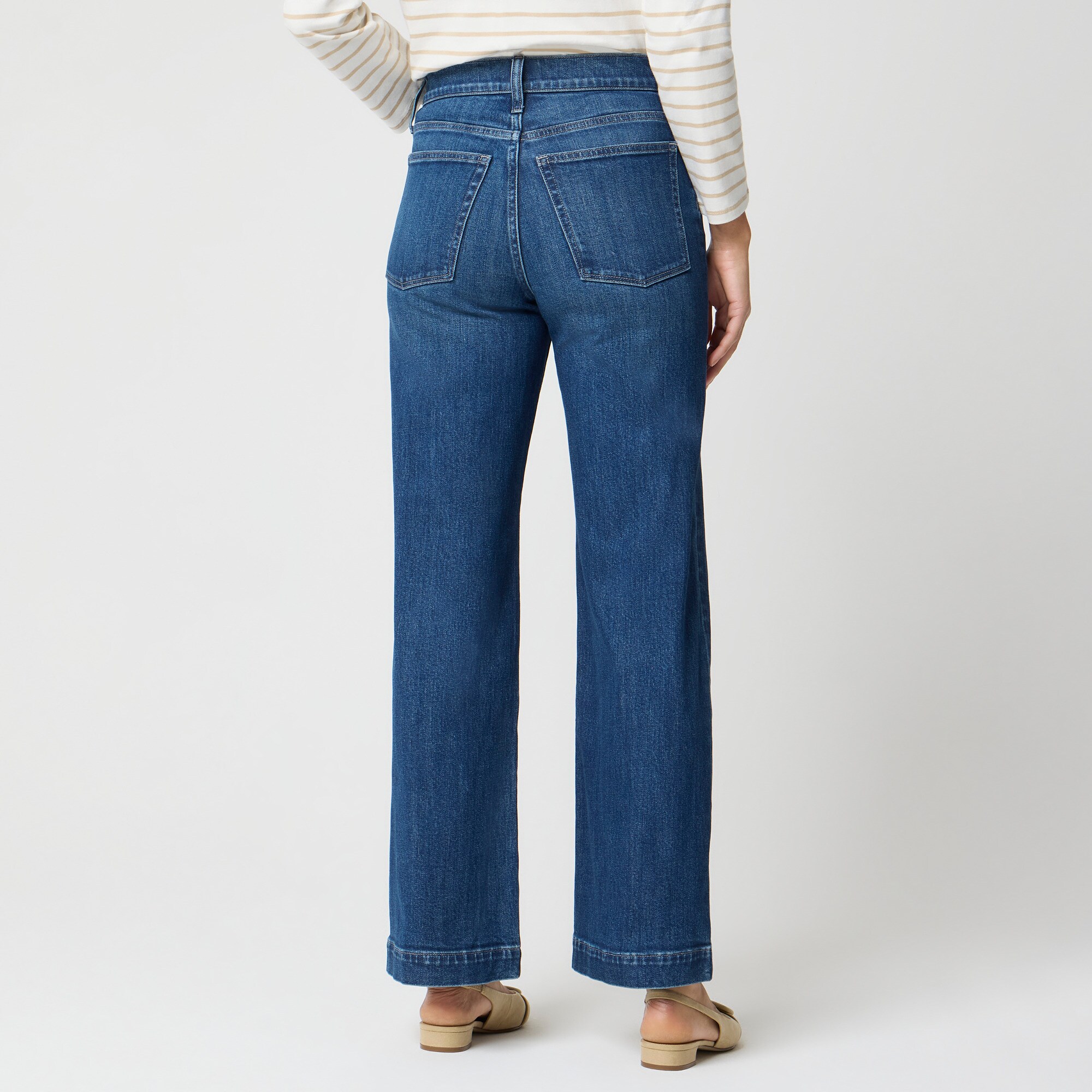 Classic wide-leg jean in signature stretch