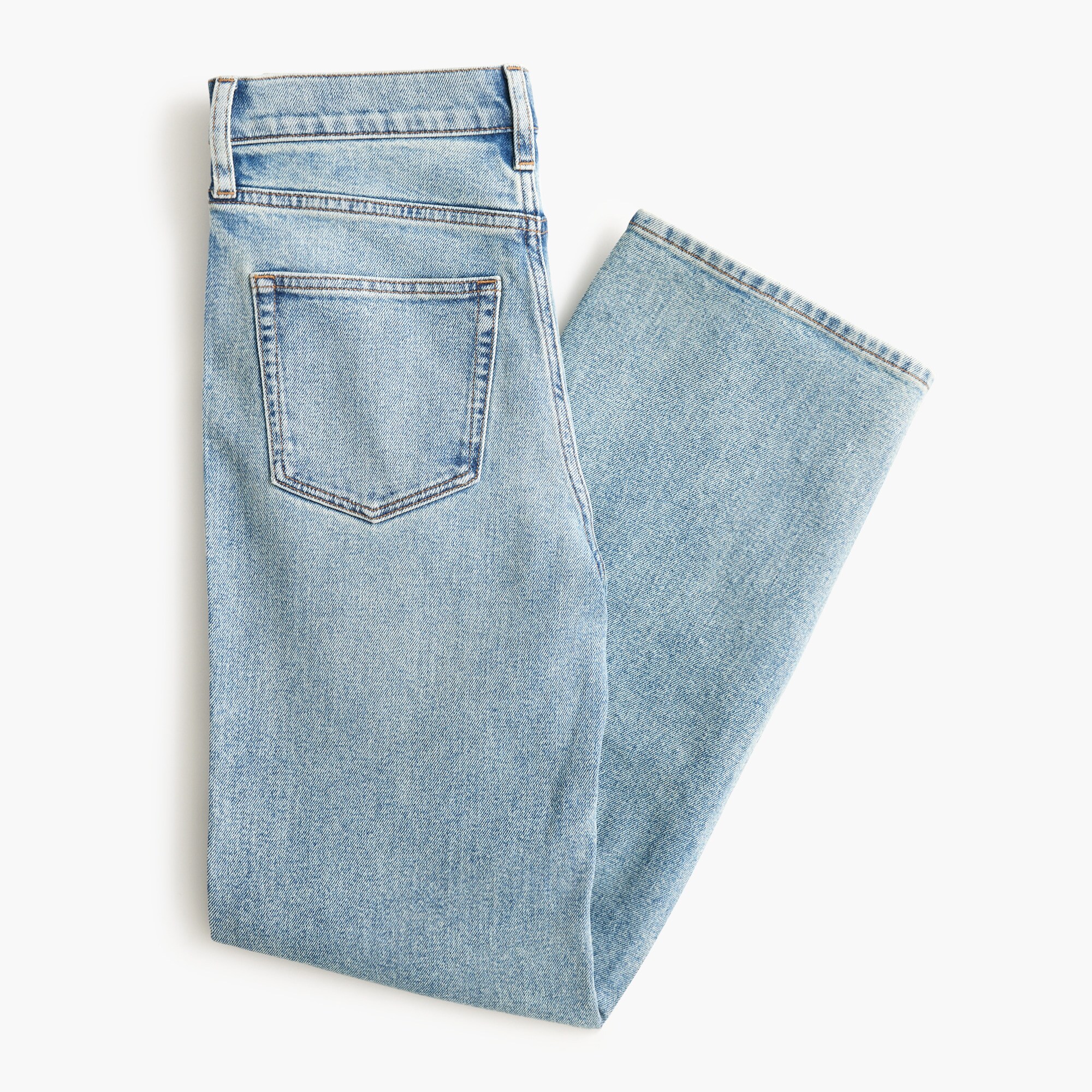 Embellished slim wide-leg jean in all-day stretch
