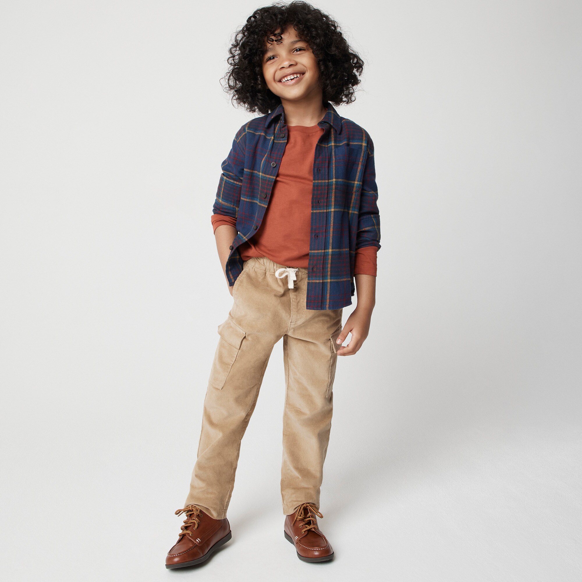  Boys' corduroy cargo pant