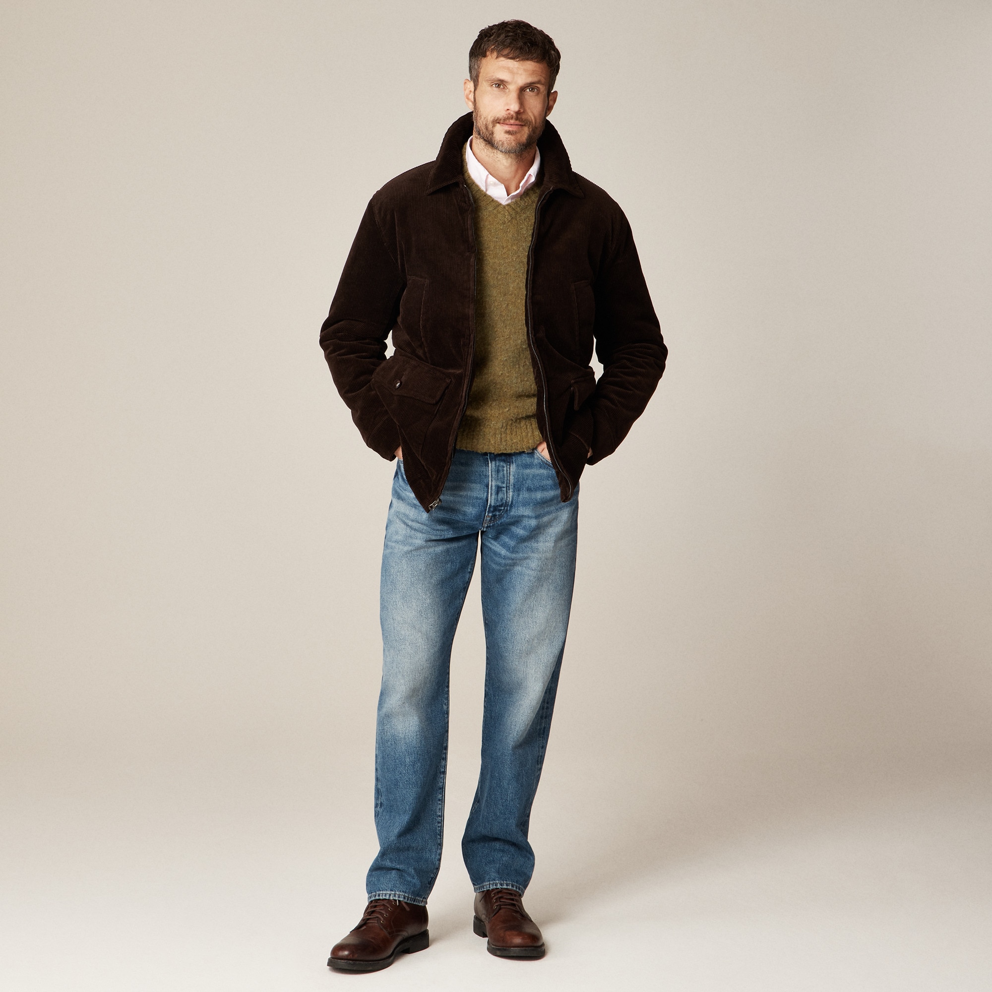 Corduroy lodge jacket with PrimaLoft®