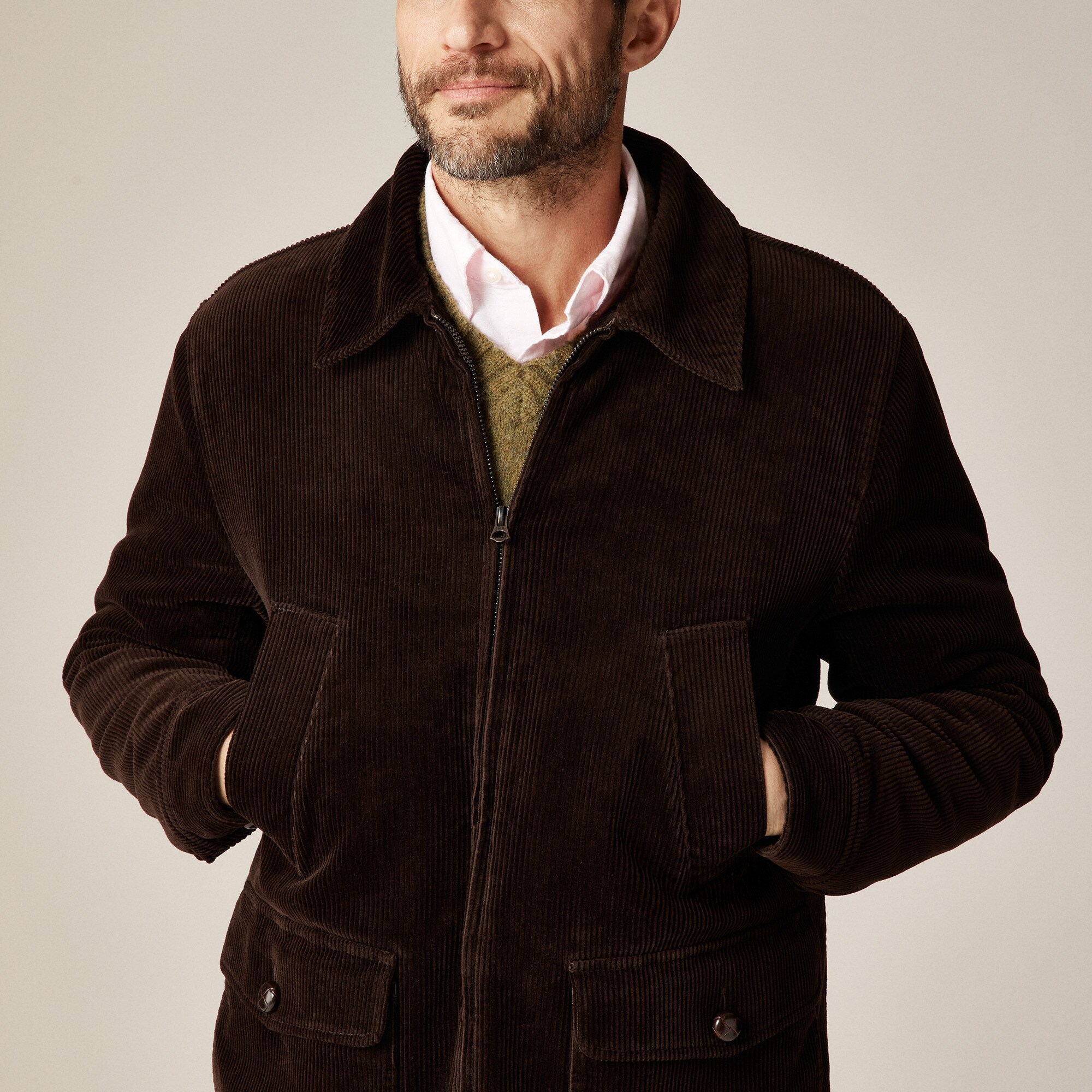 Corduroy lodge jacket with PrimaLoft®