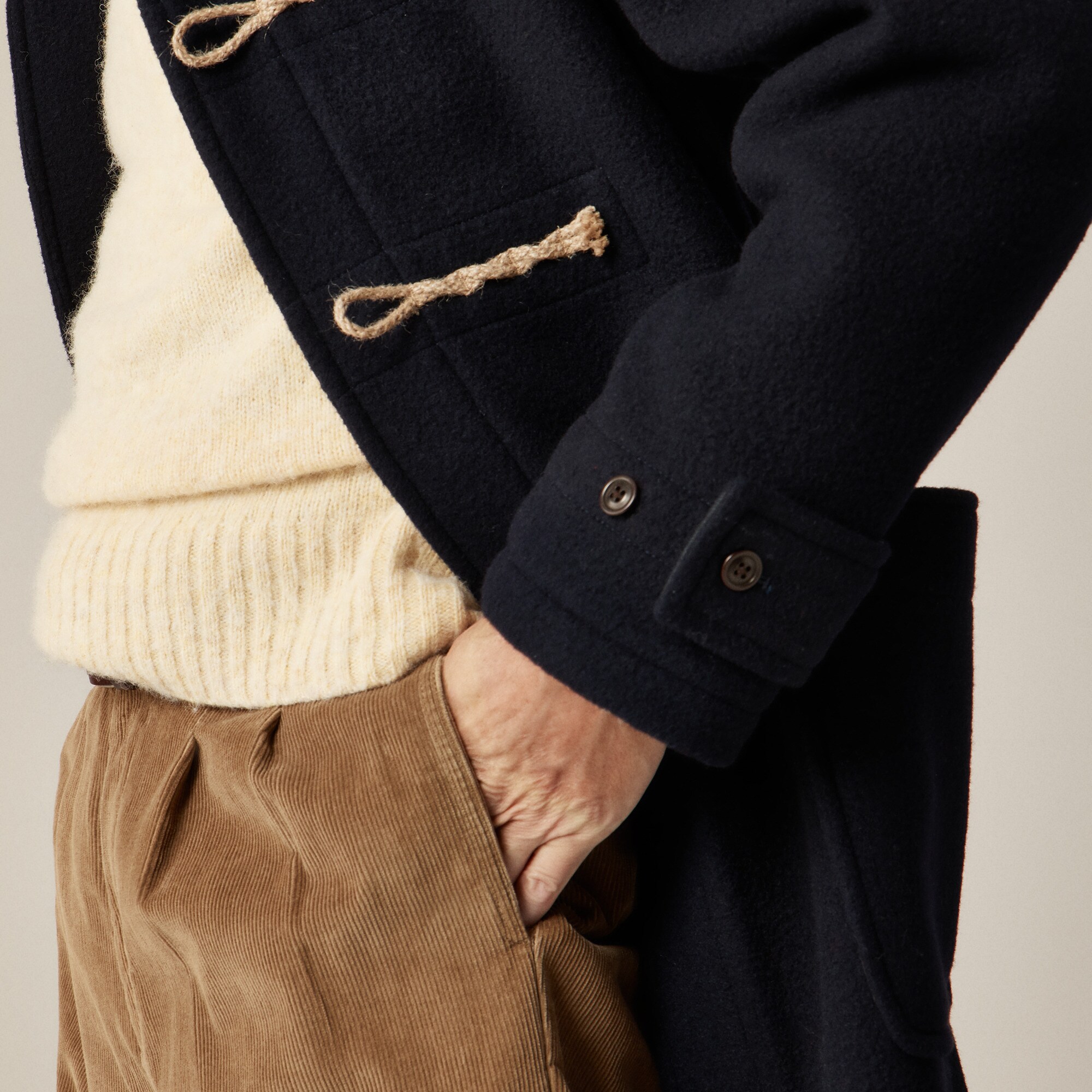 Duffle Coat In Wool For Men | J.Crew