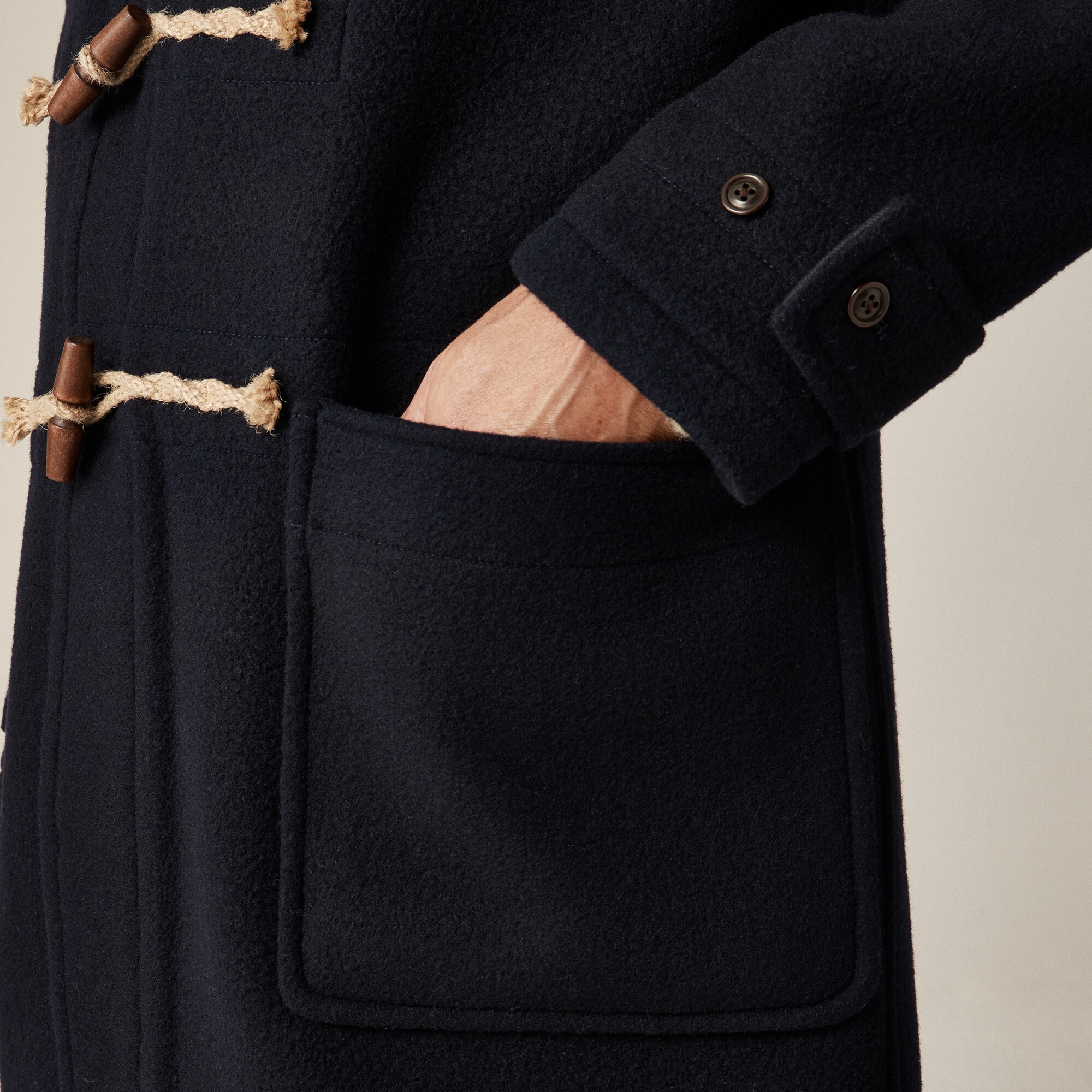 Duffle Coat In Wool For Men | J.Crew