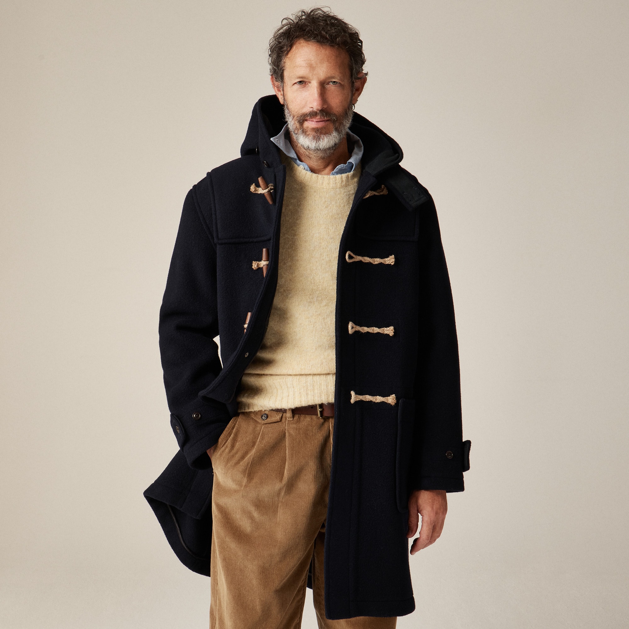 Duffle coat in wool
