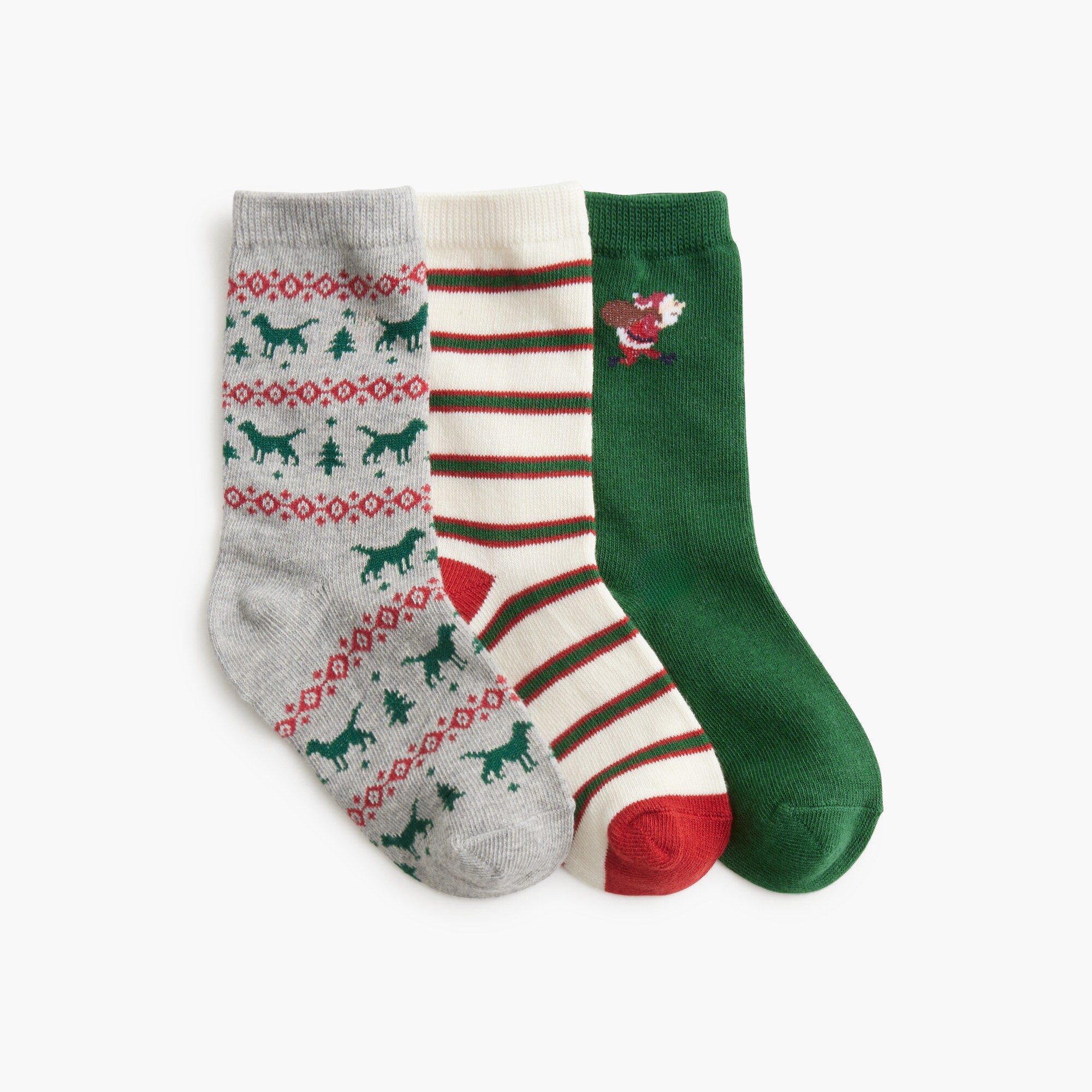  Boys' holiday socks pack-of-three