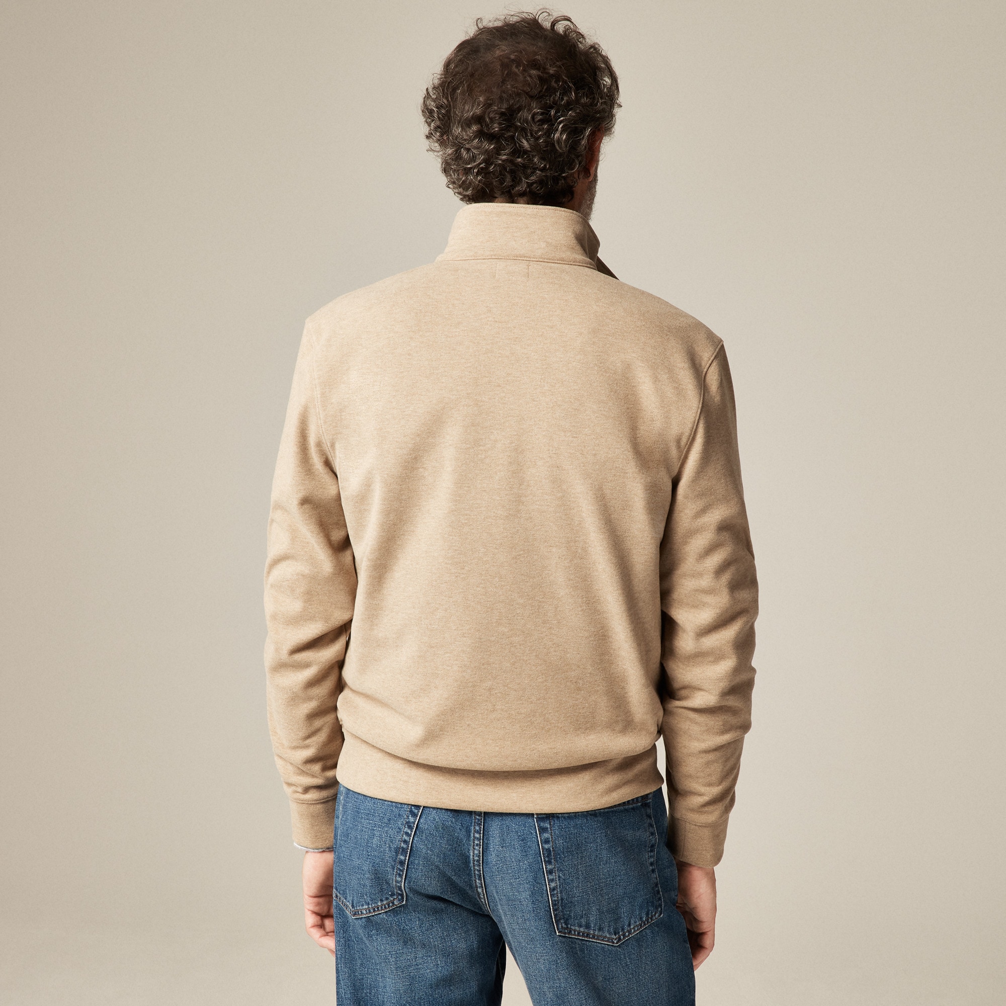 Seaboard soft-knit half-zip pullover
