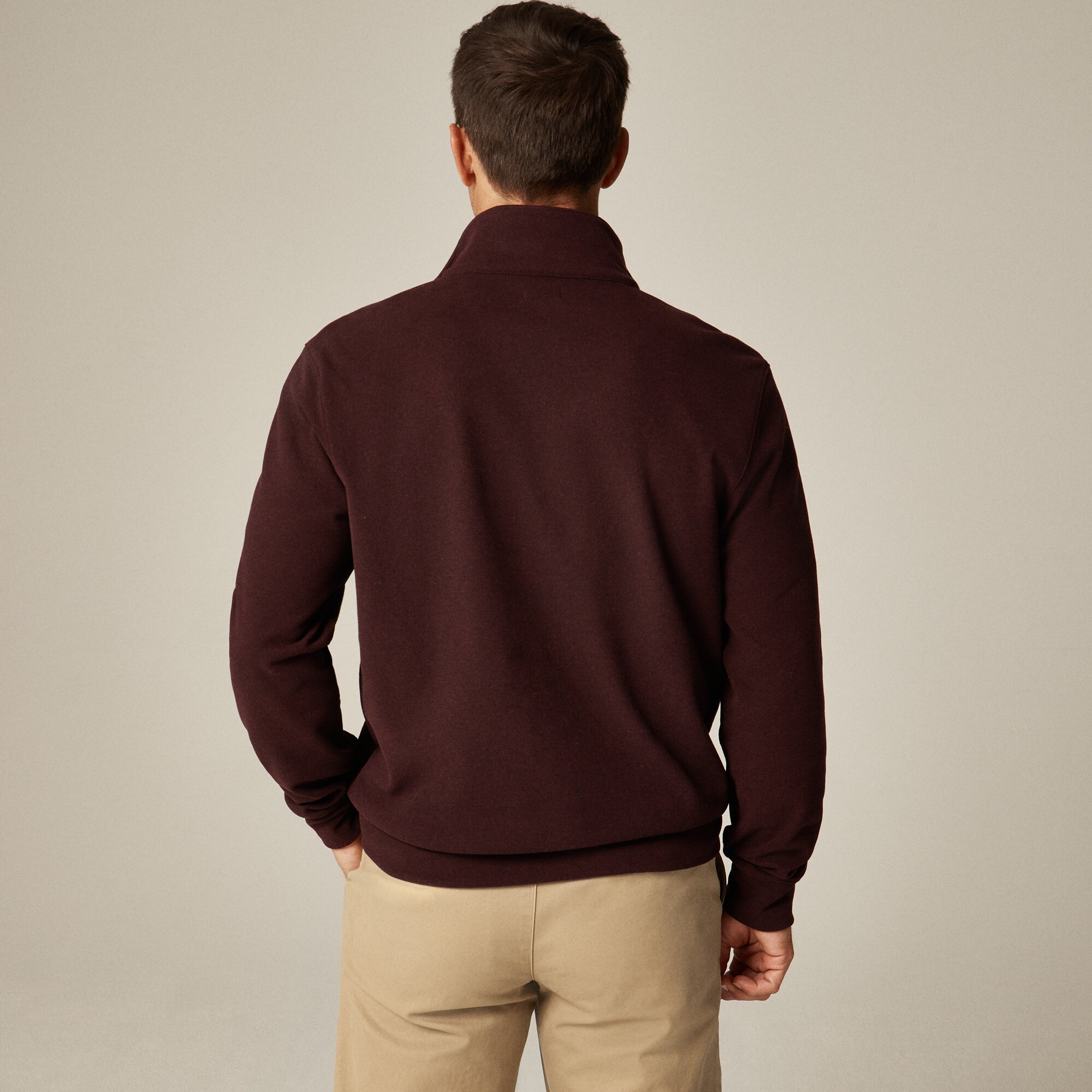 Seaboard soft-knit quarter-zip pullover