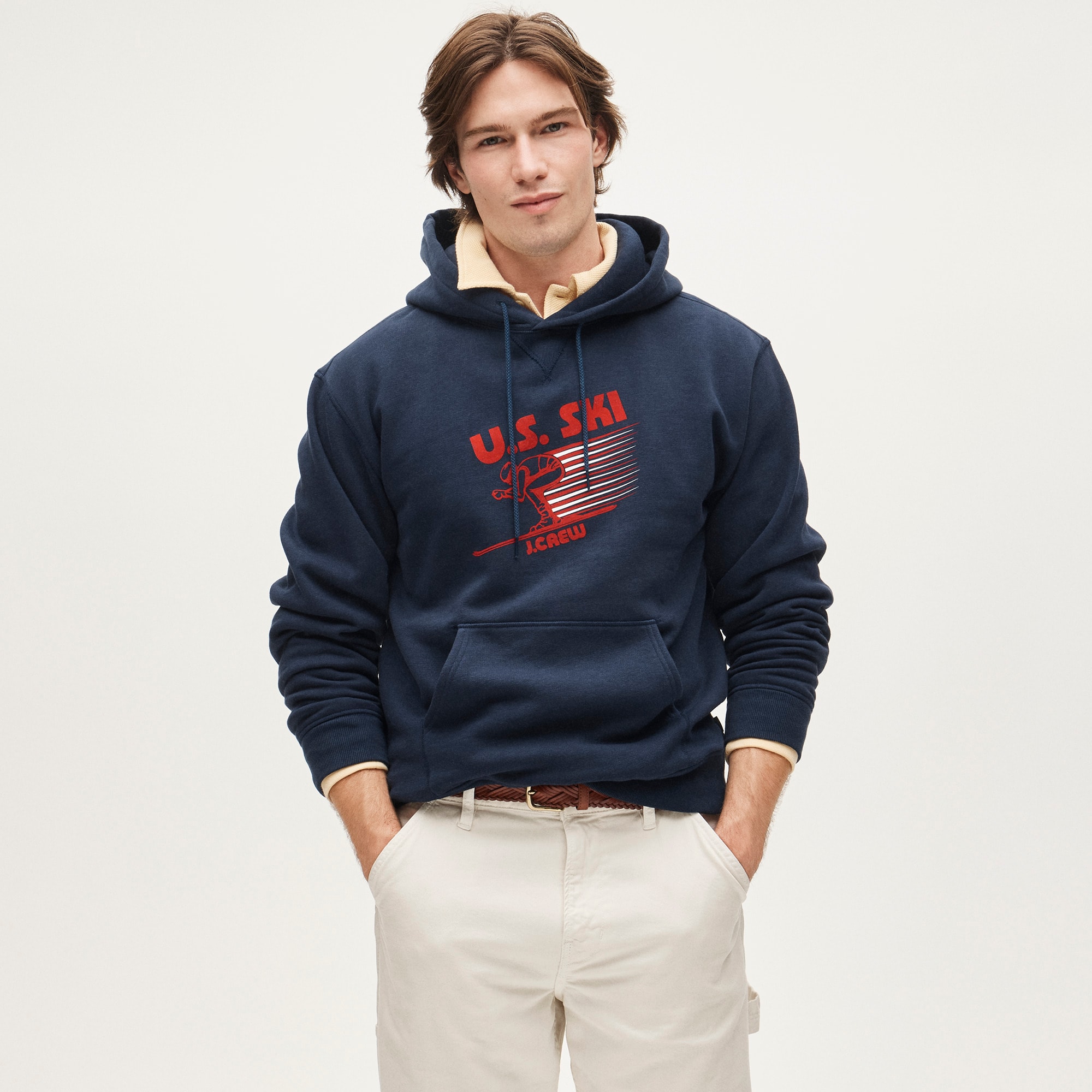 U.S. Ski & Snowboard By J.Crew Pullover Hoodie For Men | J.Crew