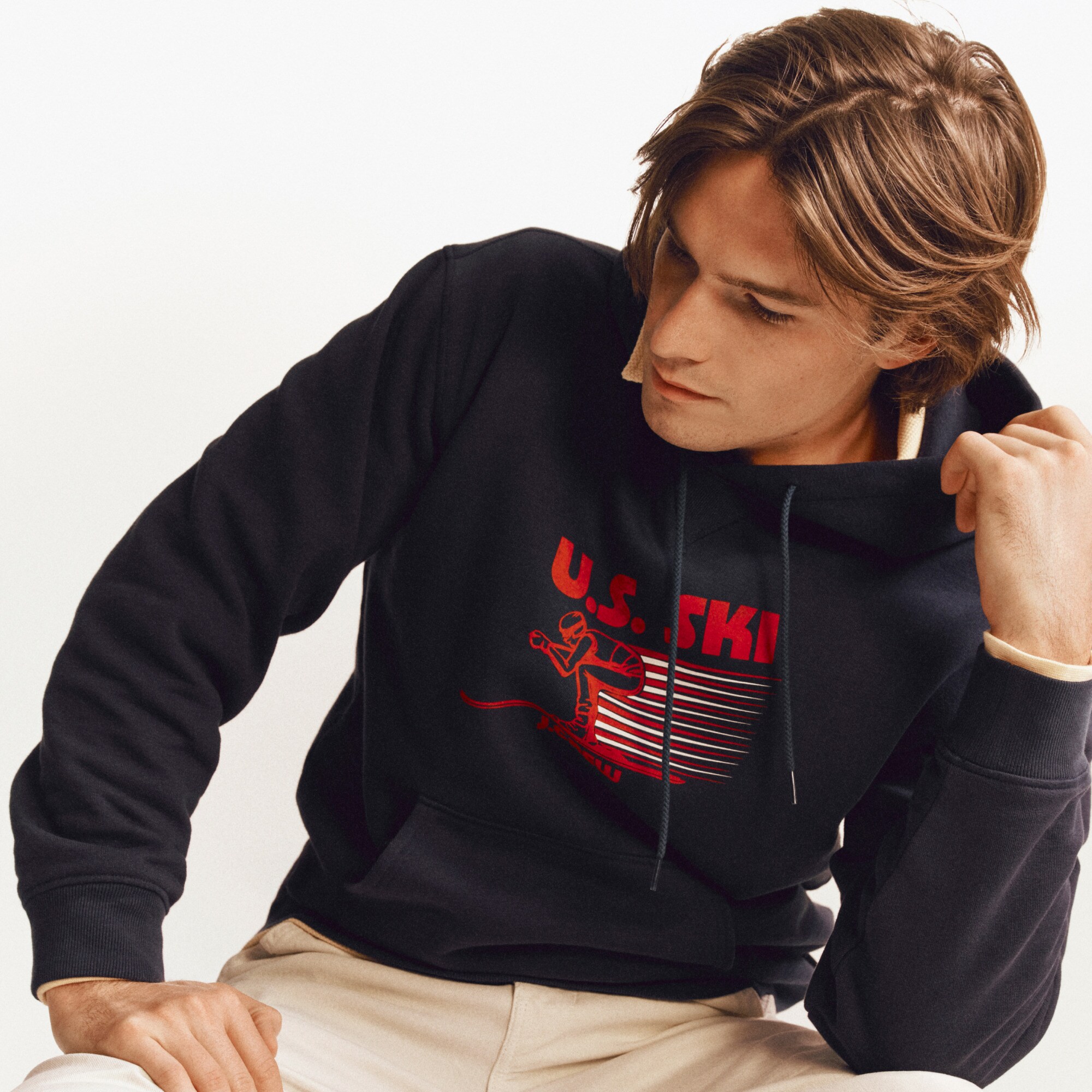 U.S. Ski & Snowboard By J.Crew Pullover Hoodie For Men | J.Crew