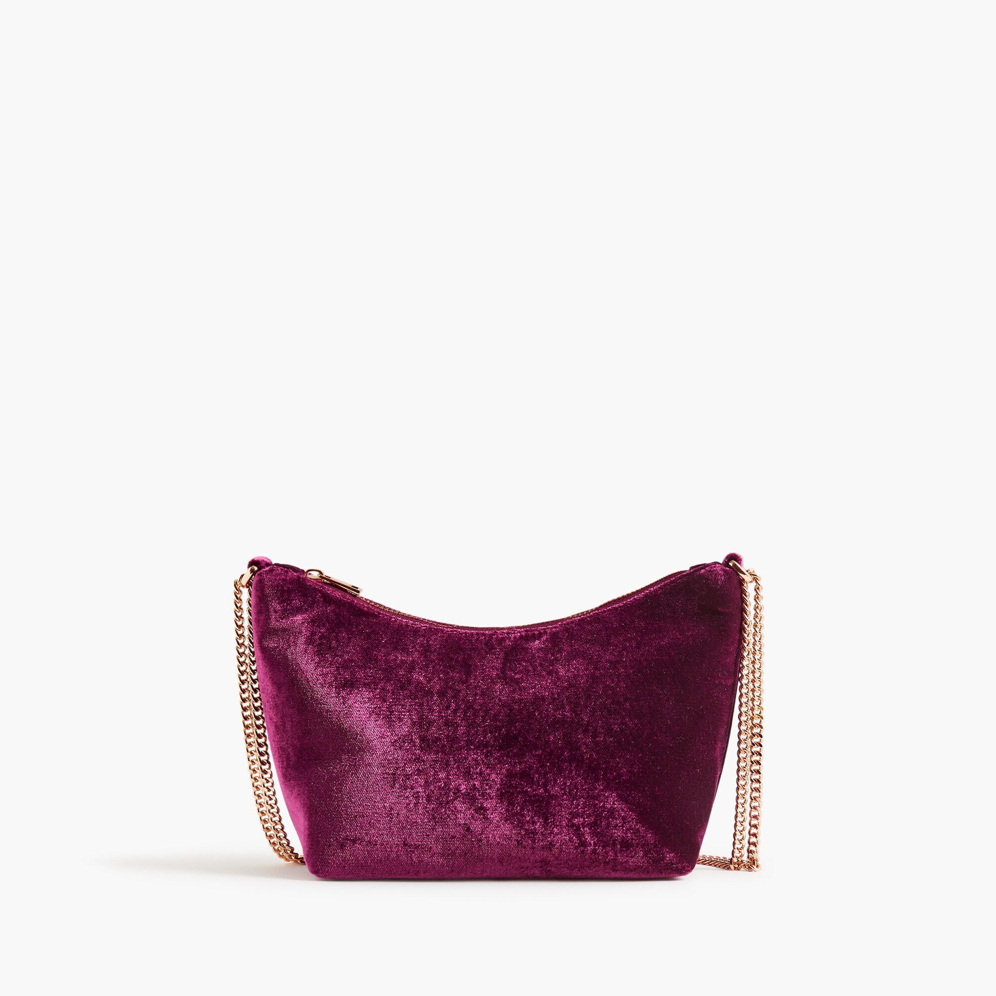  Mini velvet chain handbag