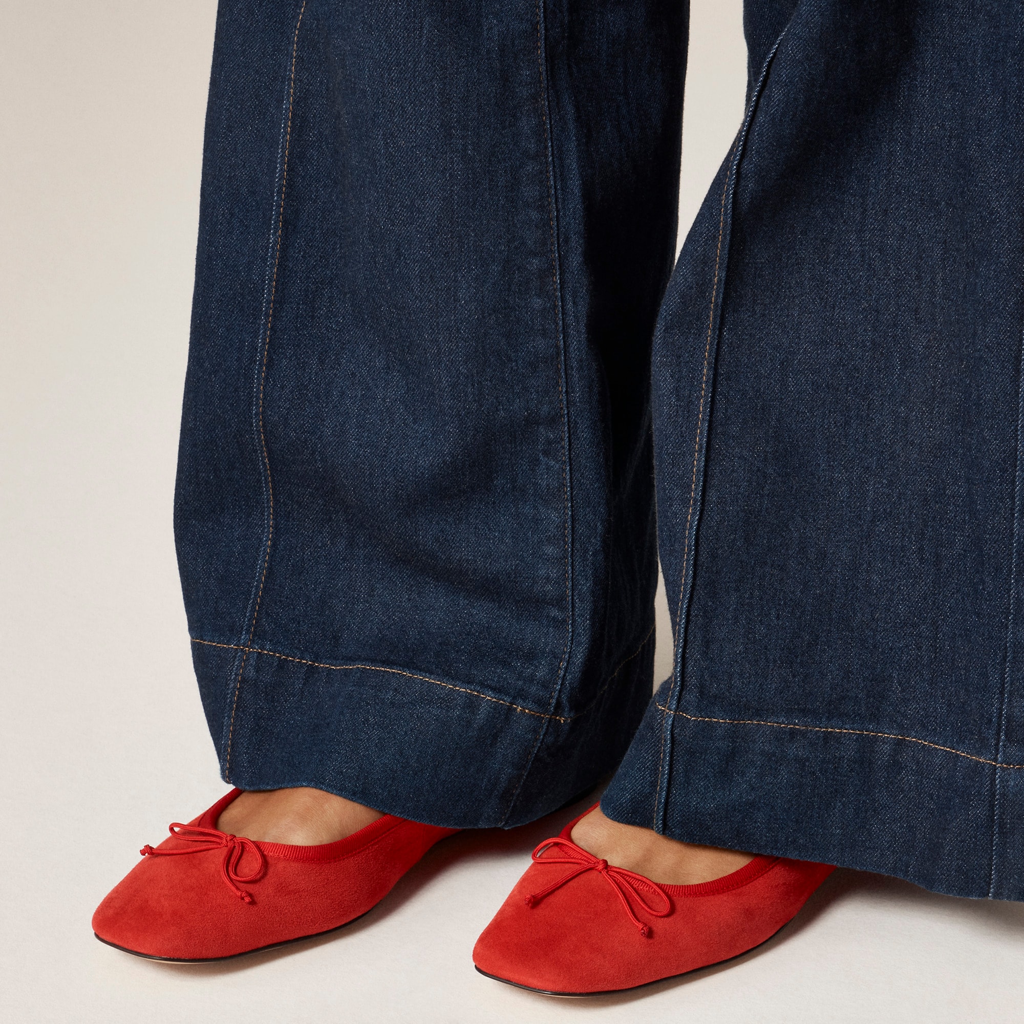 Quinn ballet flats in suede