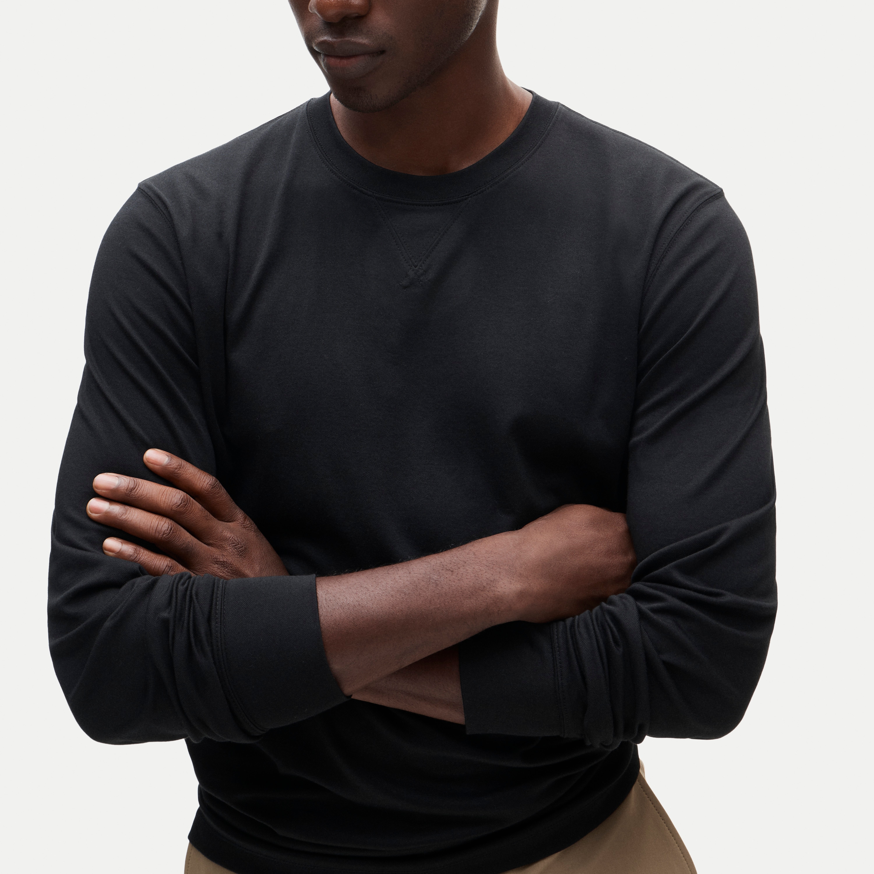 Performance crewneck with COOLMAX® technology