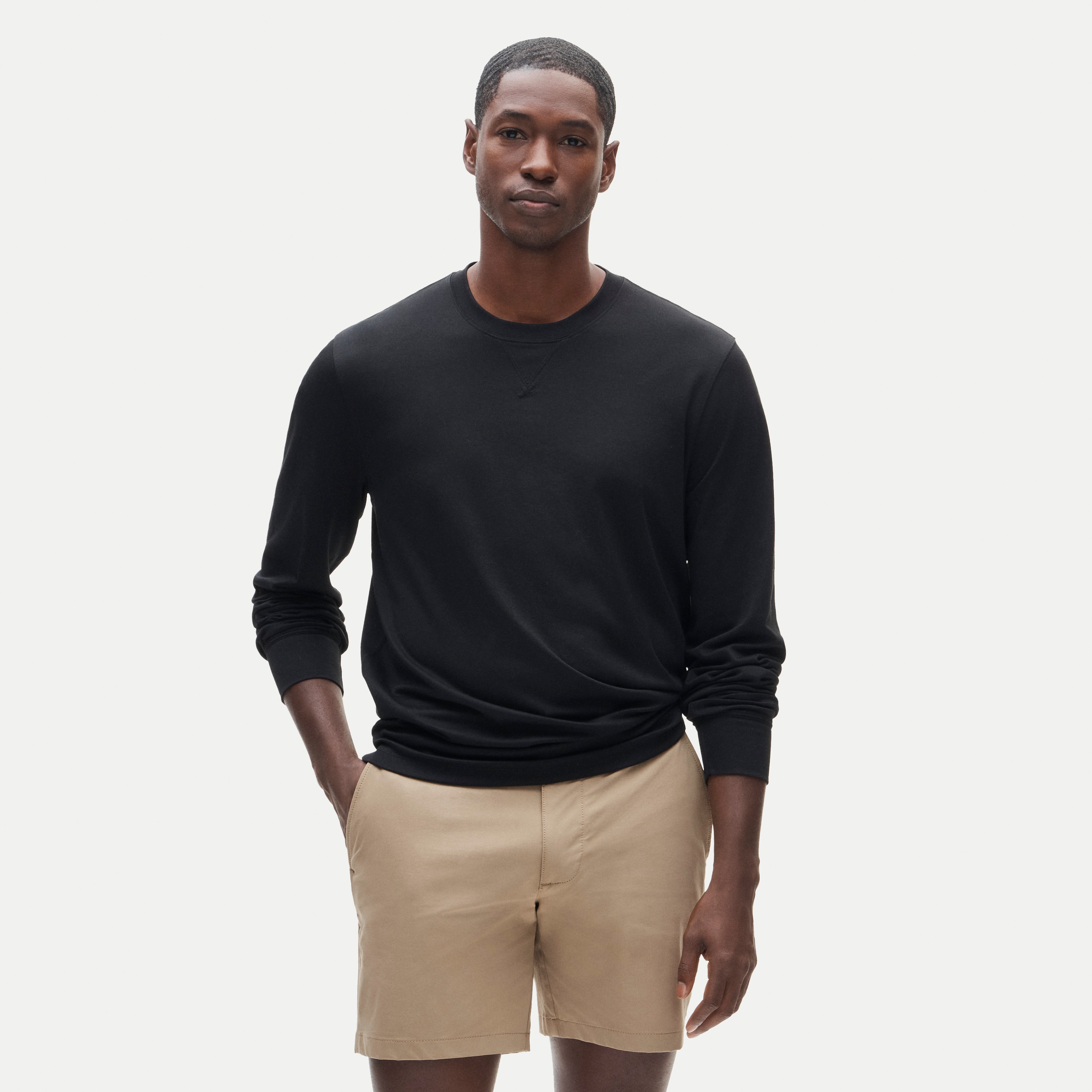 Performance crewneck with COOLMAX® technology