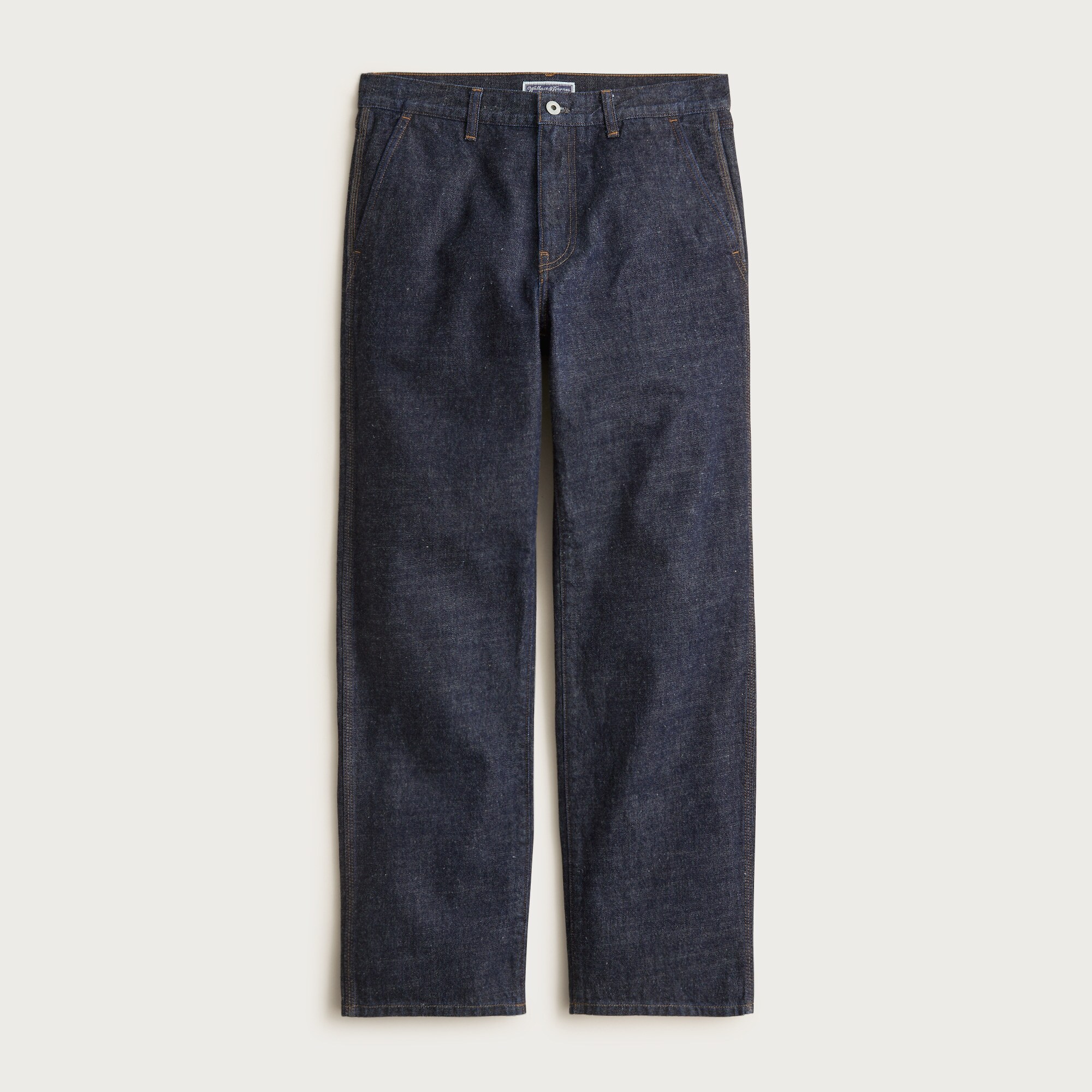 Wallace & Barnes Naval Trouser In Cotton Herringbone For Men | J.Crew