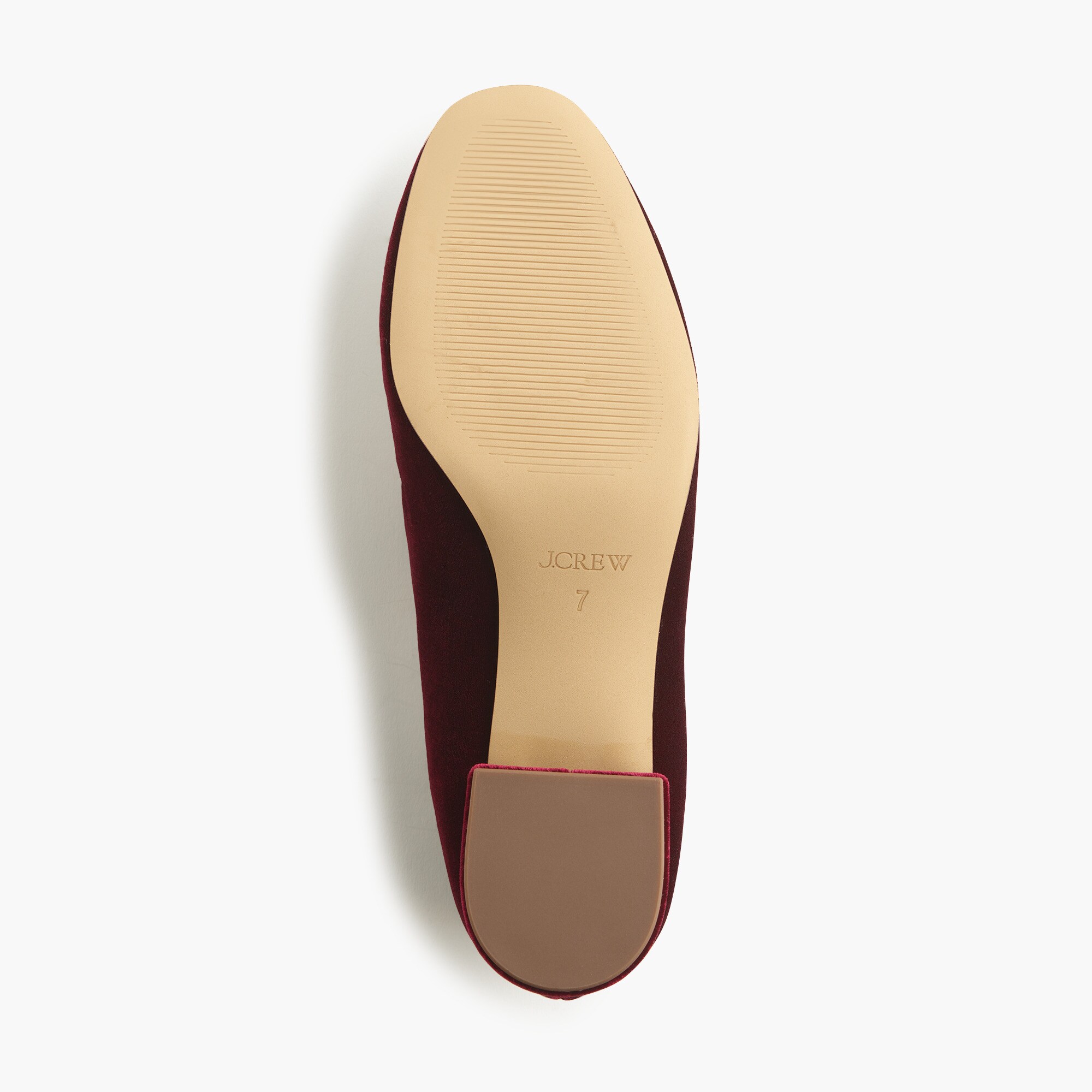 Velvet bow tie&ndash;heeled Mary Janes