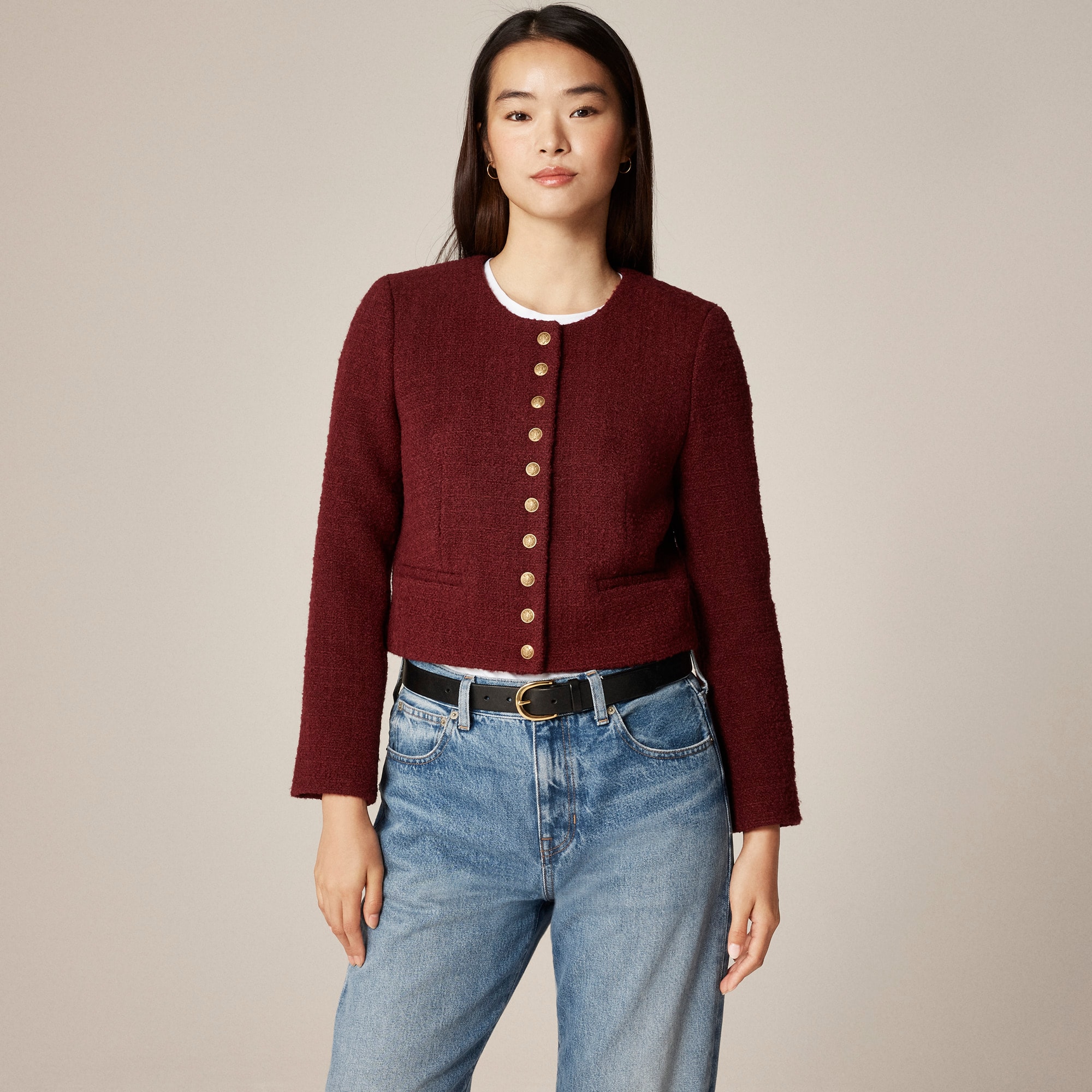 Bridgette lady jacket in tweed
