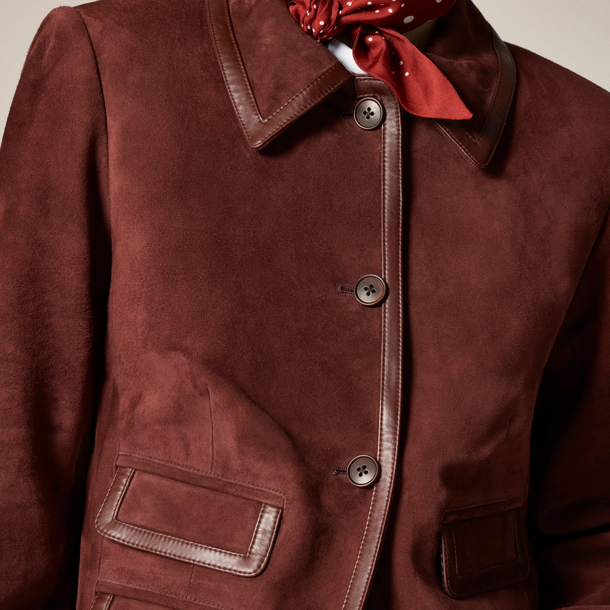Lucie jacket in suede - image 4