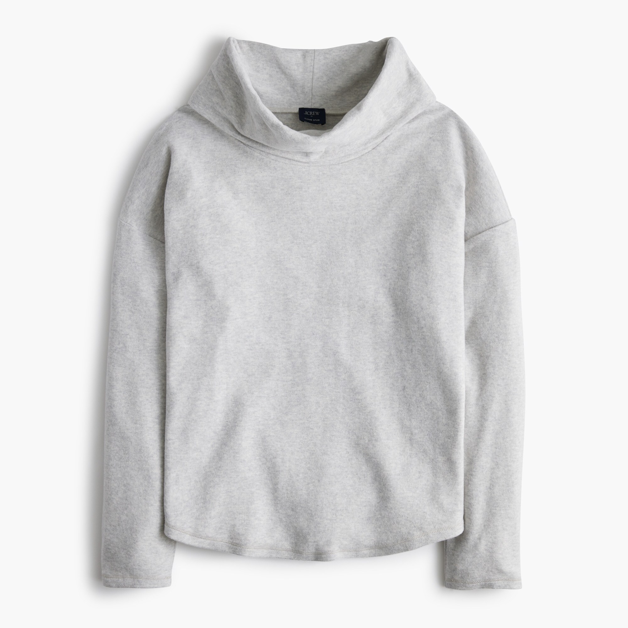 Cowlneck pullover in cloudspun yarn
