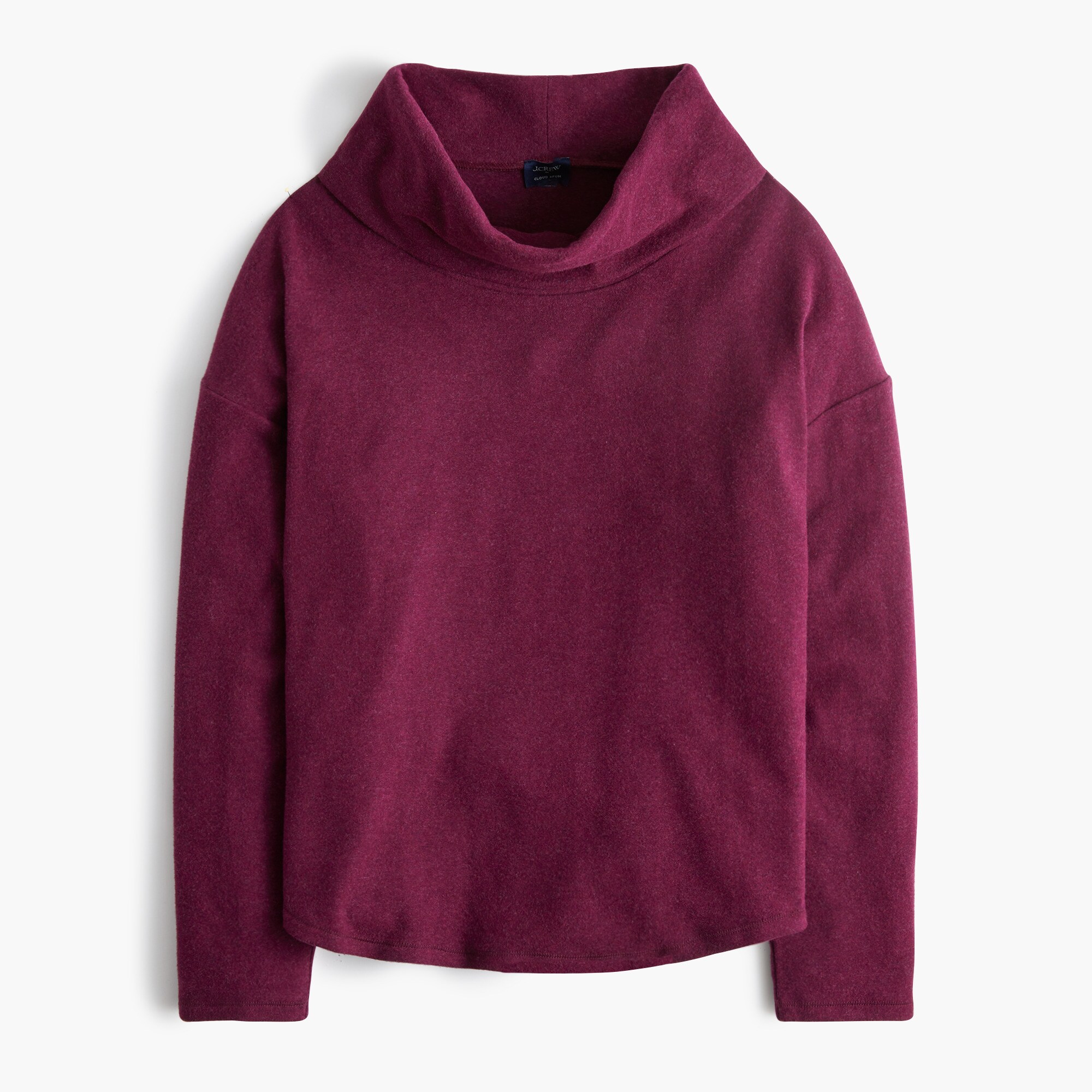 womens Cowlneck pullover in cloudspun yarn
