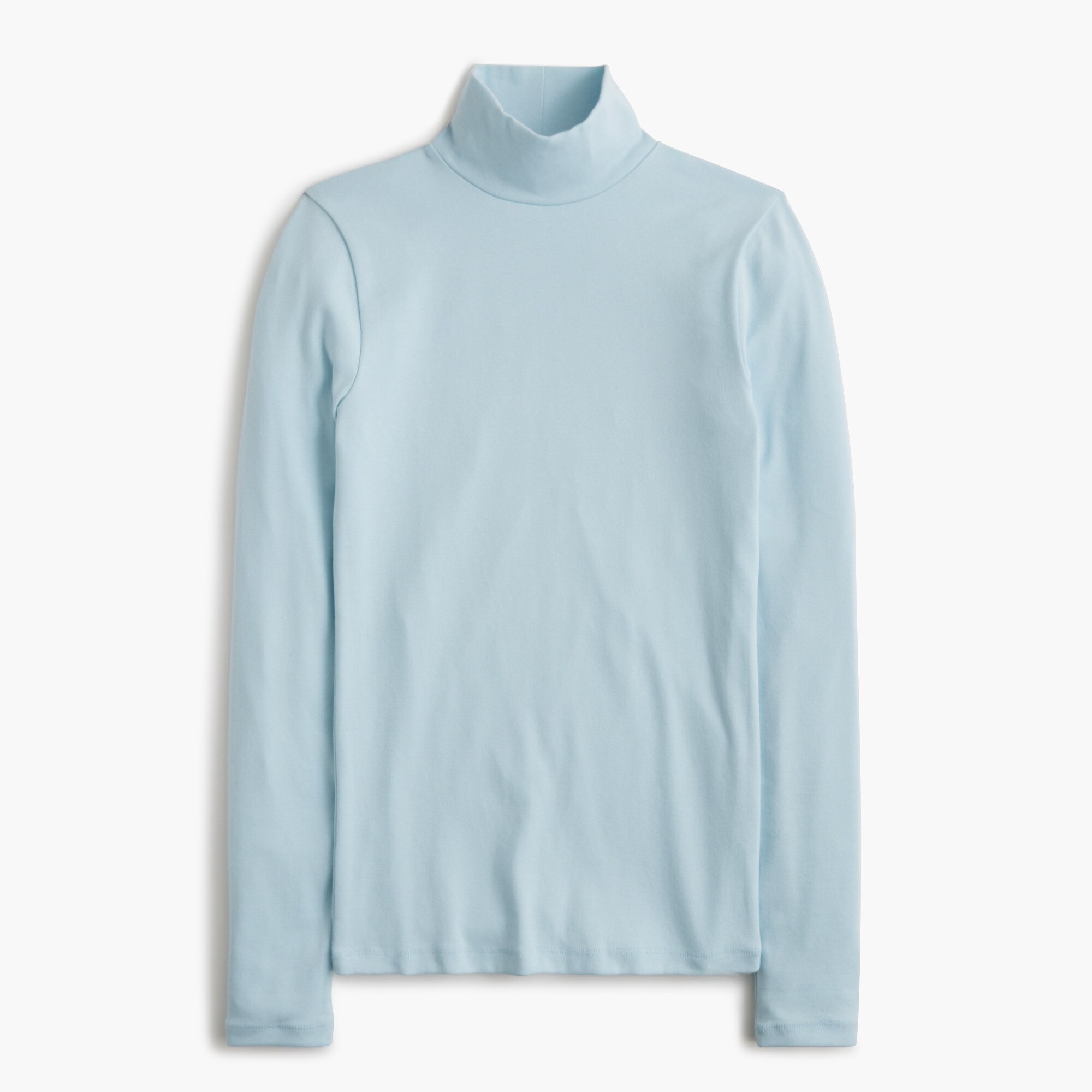 Long-sleeve everyday mockneck tee