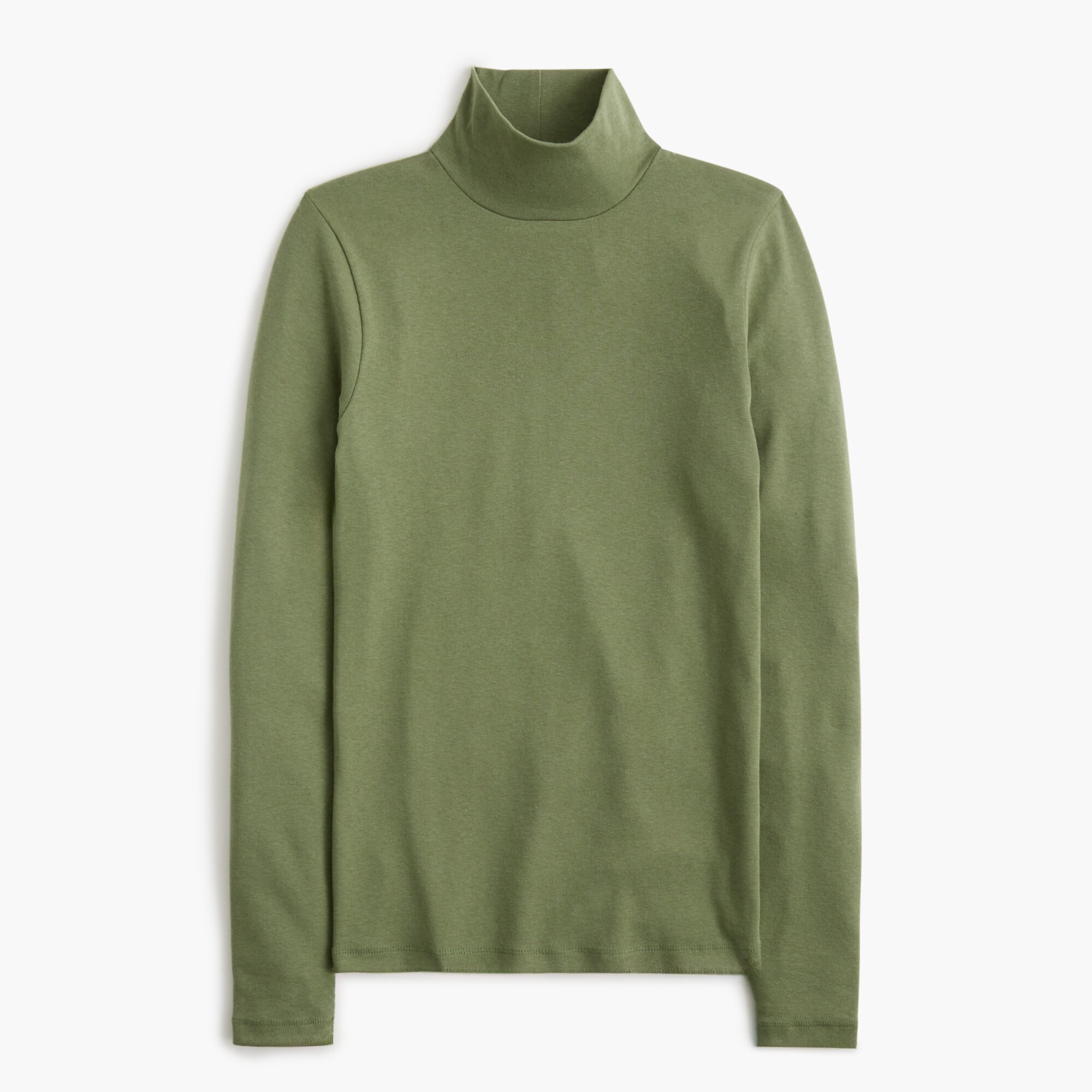 Long-sleeve everyday mockneck tee