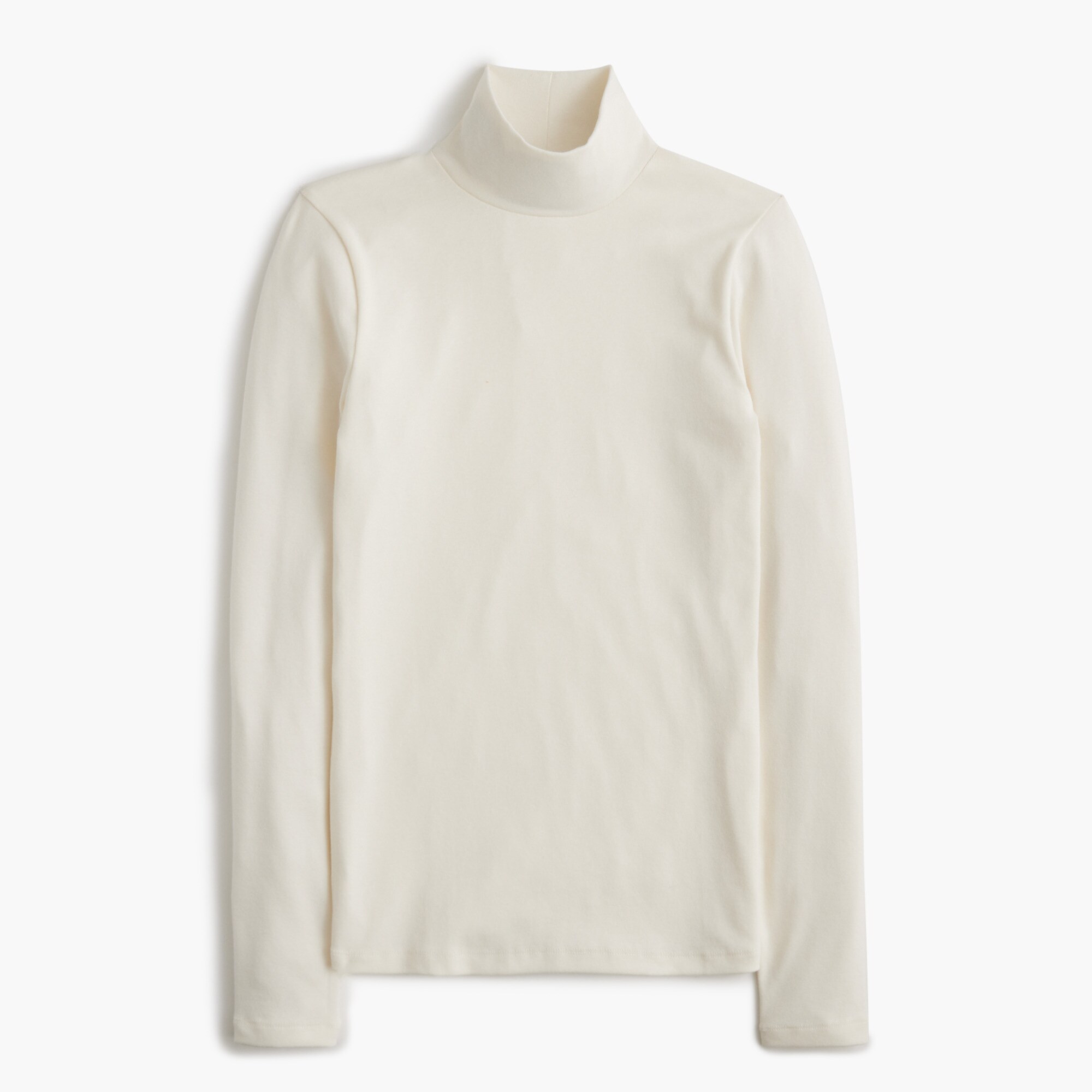 Long-sleeve everyday mockneck tee