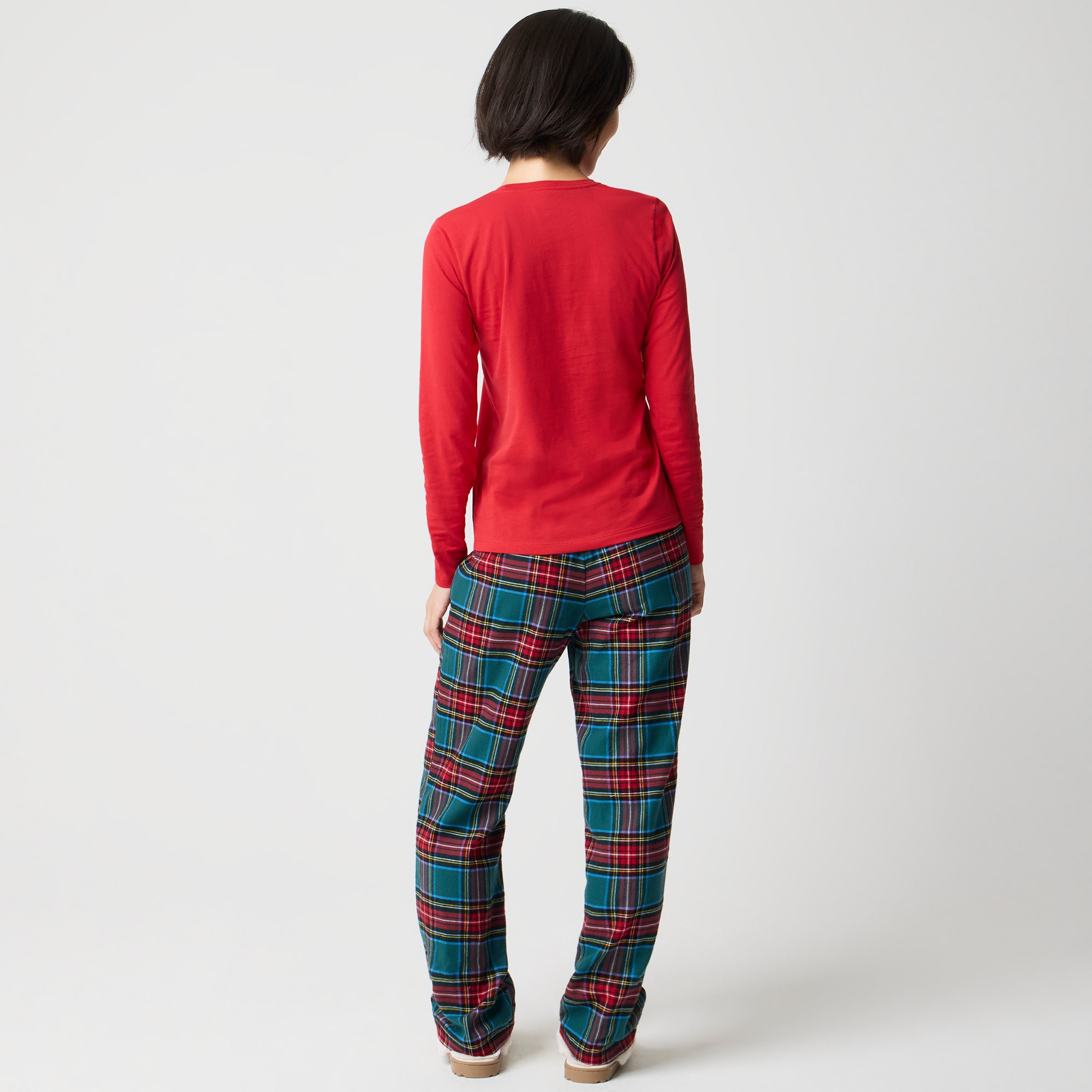 Long-sleeve "sleigh all day" graphic tee