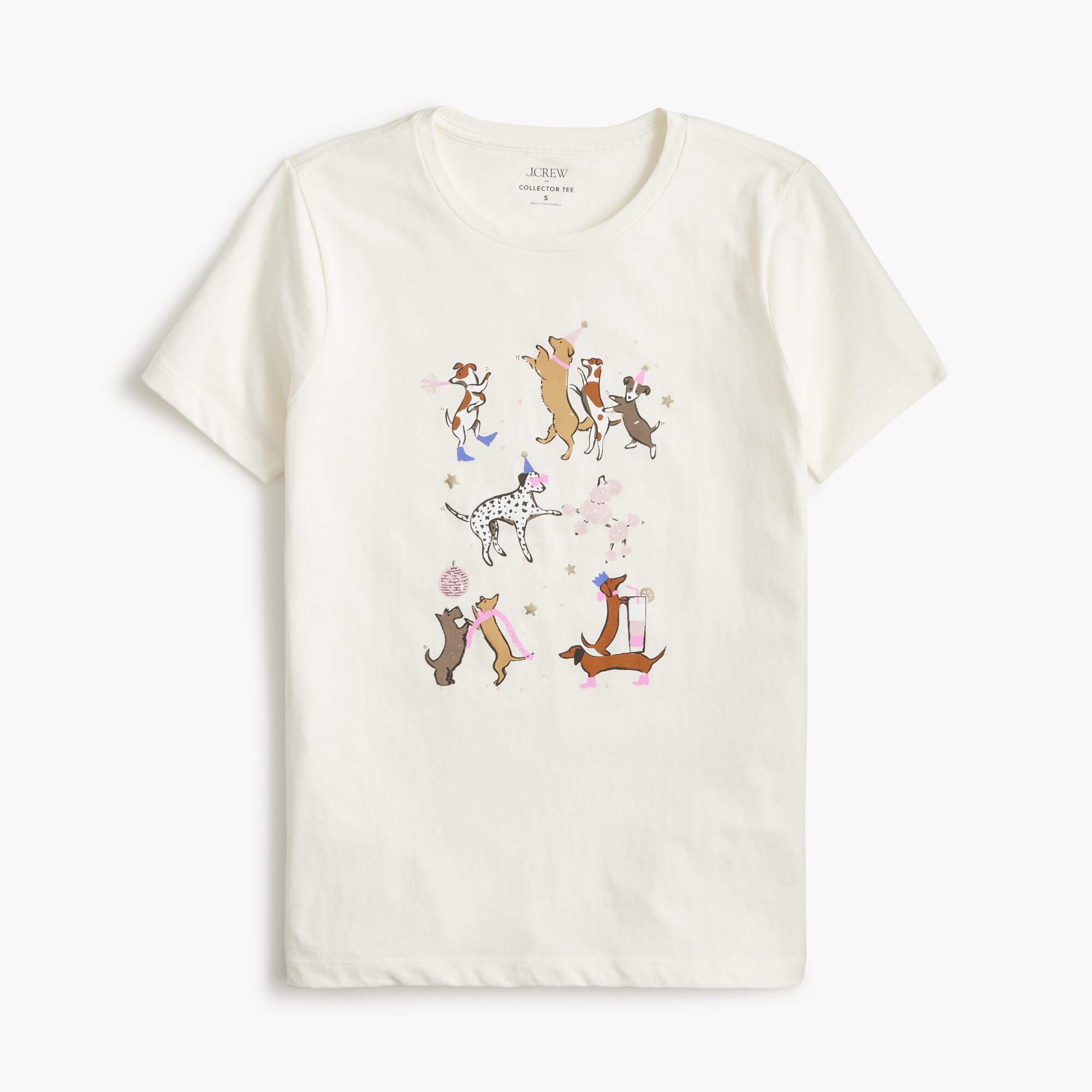  Party dogs graphic tee