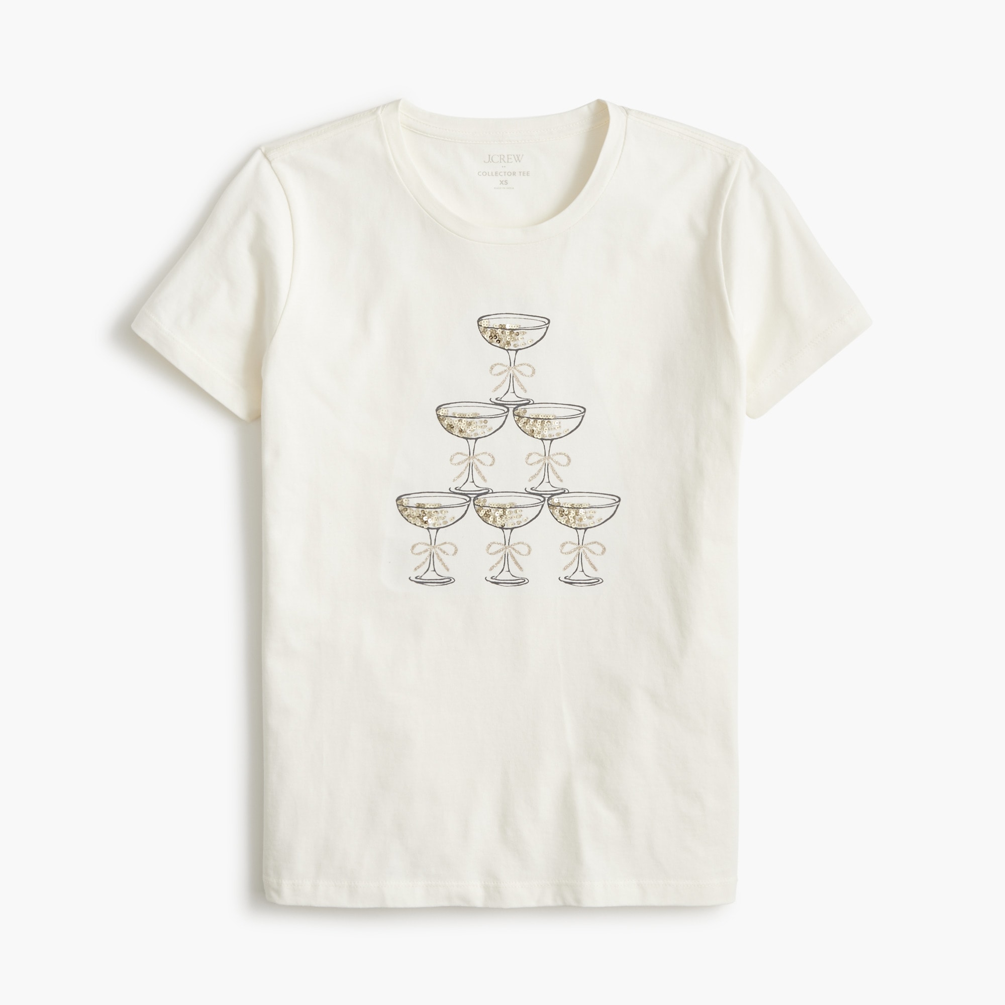  Champagne tower graphic tee
