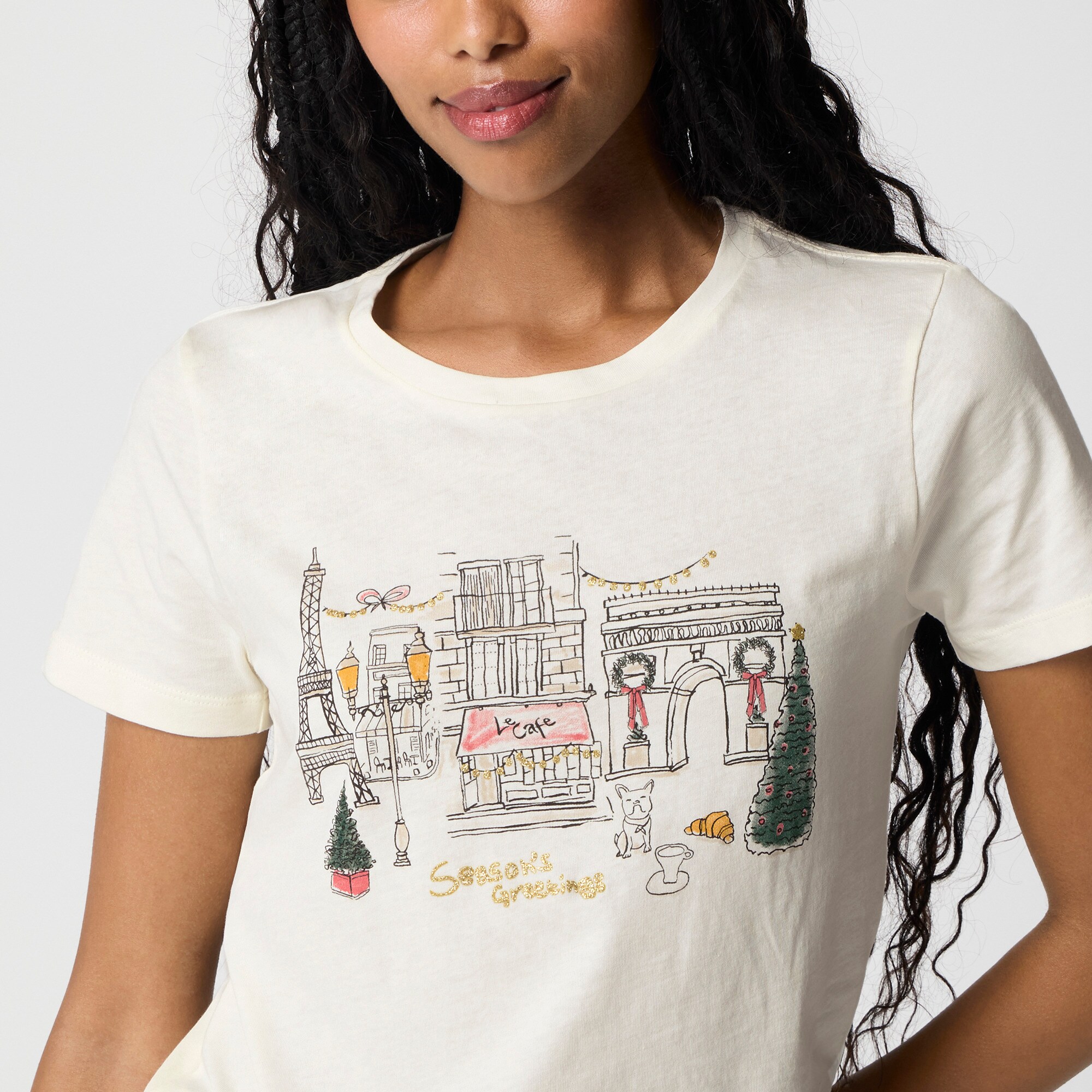 Holiday in Paris graphic tee