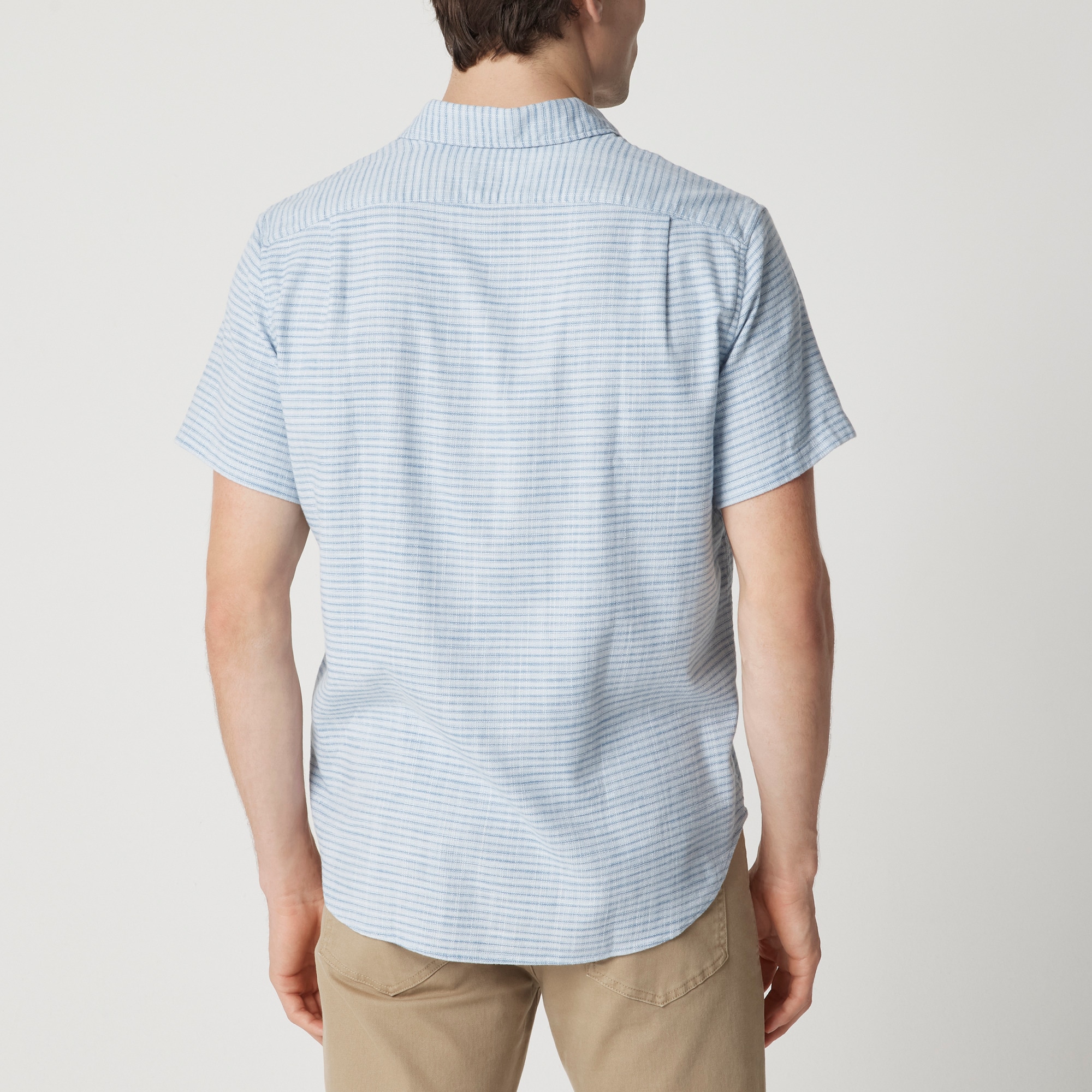 Short-sleeve slub dobby shirt - image 3