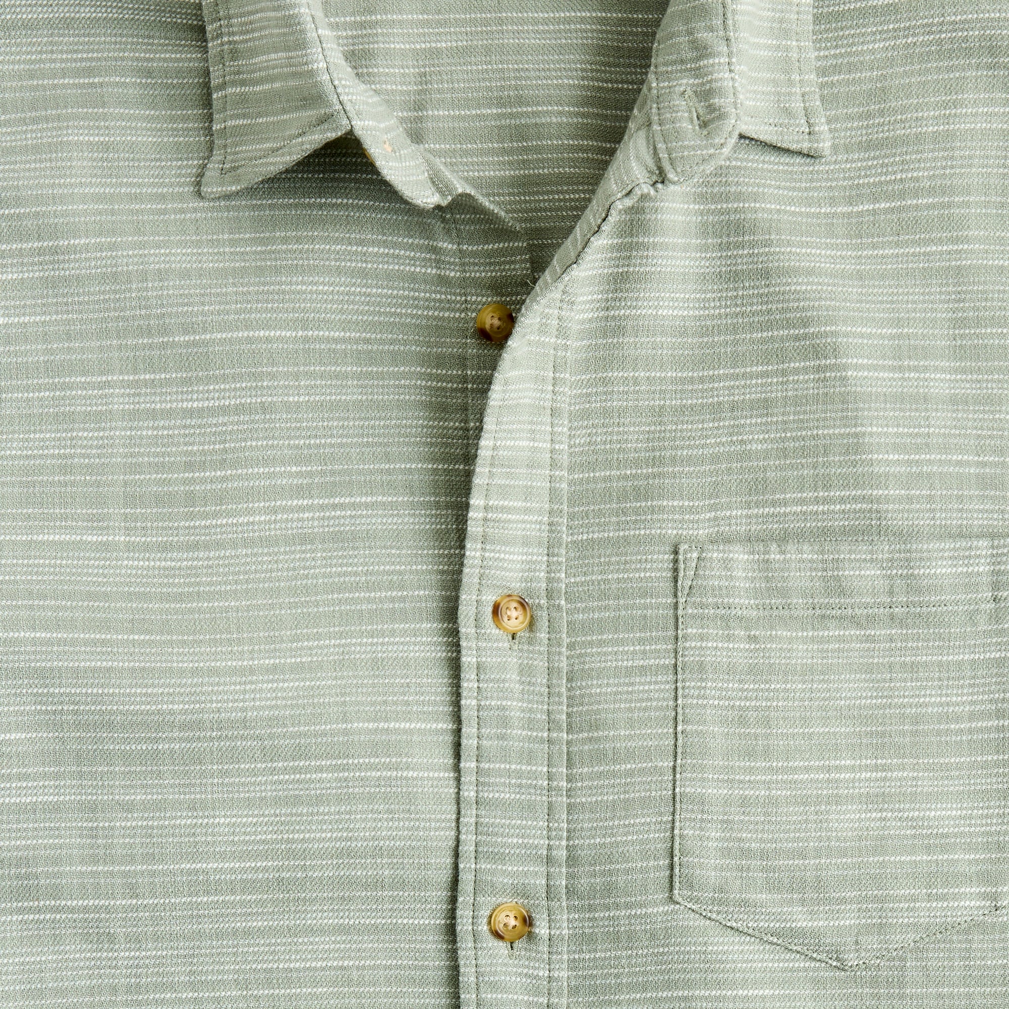Short-sleeve slub dobby shirt