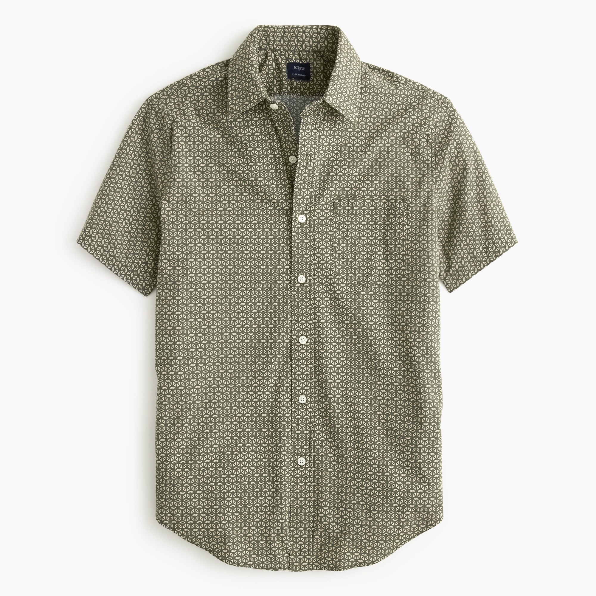  Printed flex casual shirt