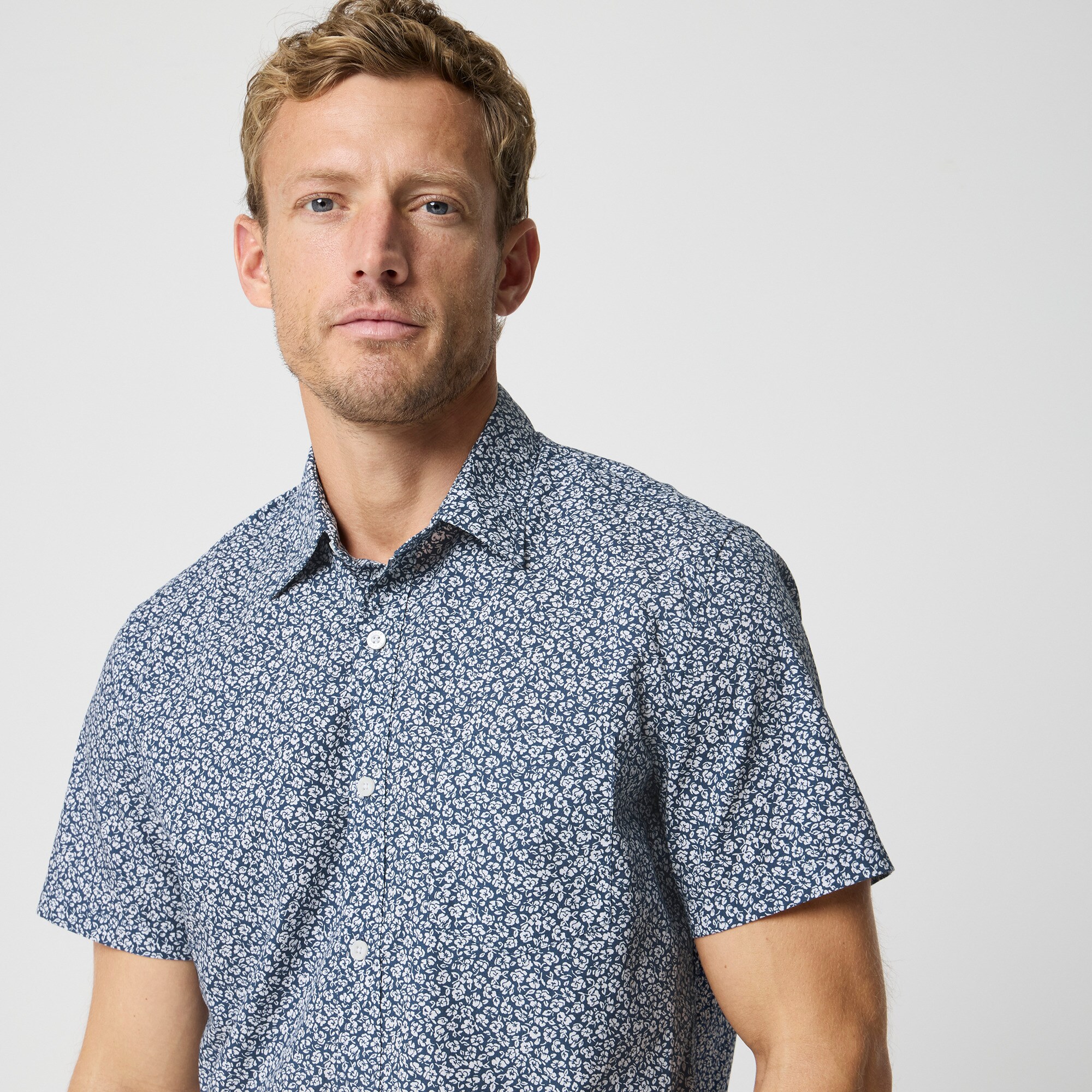 Printed flex casual shirt