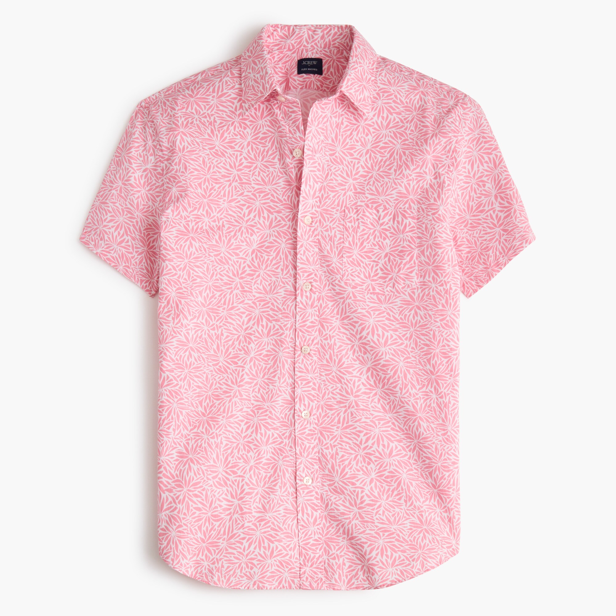 mens Printed flex casual shirt