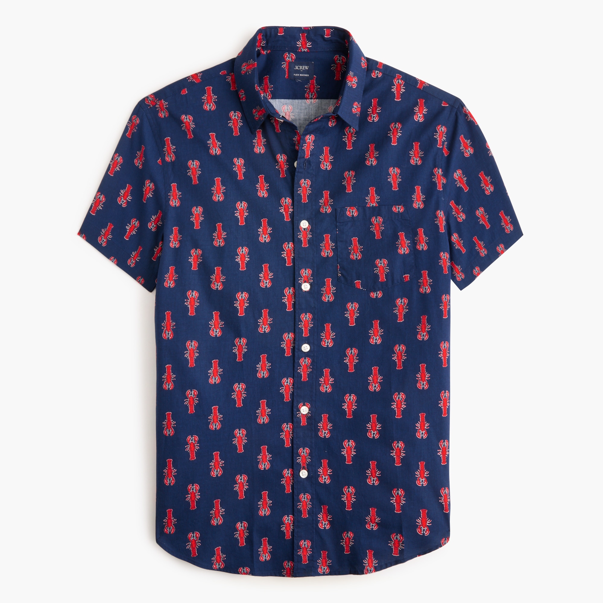 Printed flex casual shirt