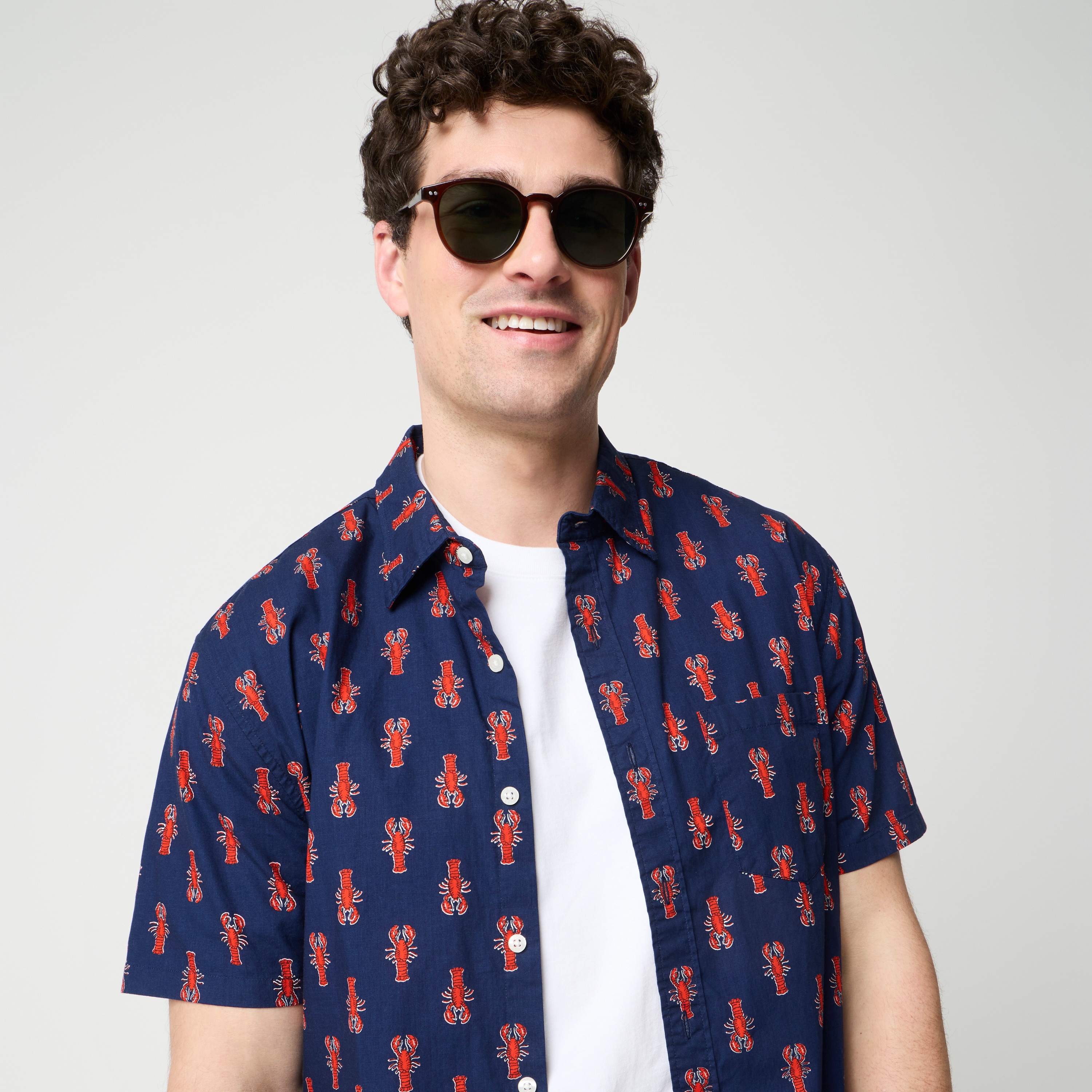 Printed flex casual shirt