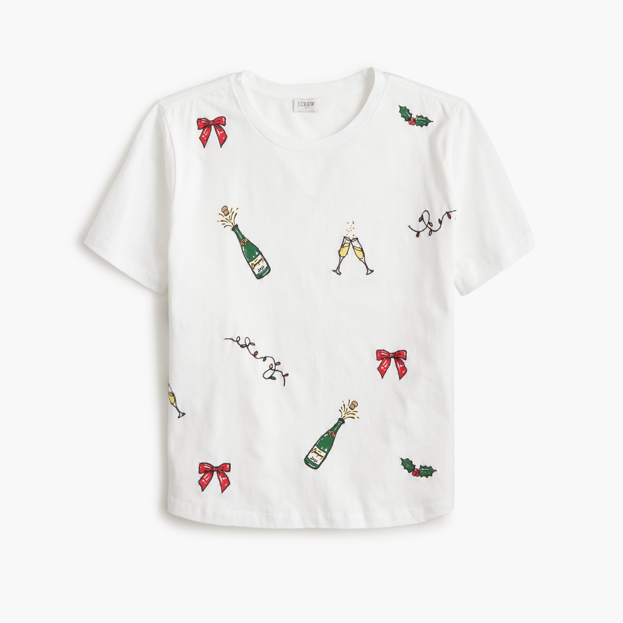  Embroidered party tee