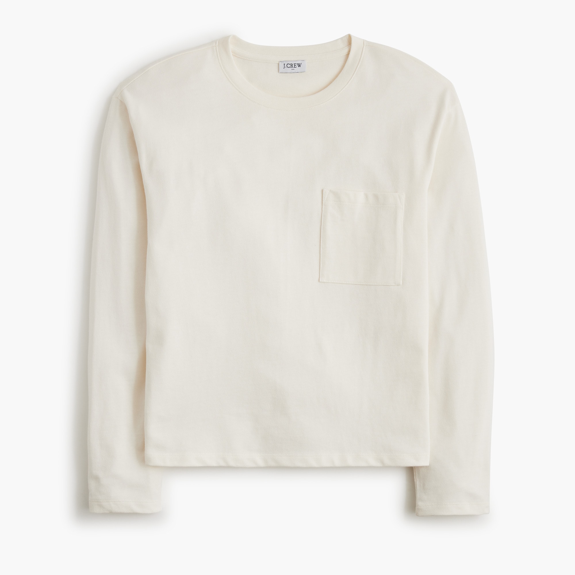  Long-sleeve pocket tee