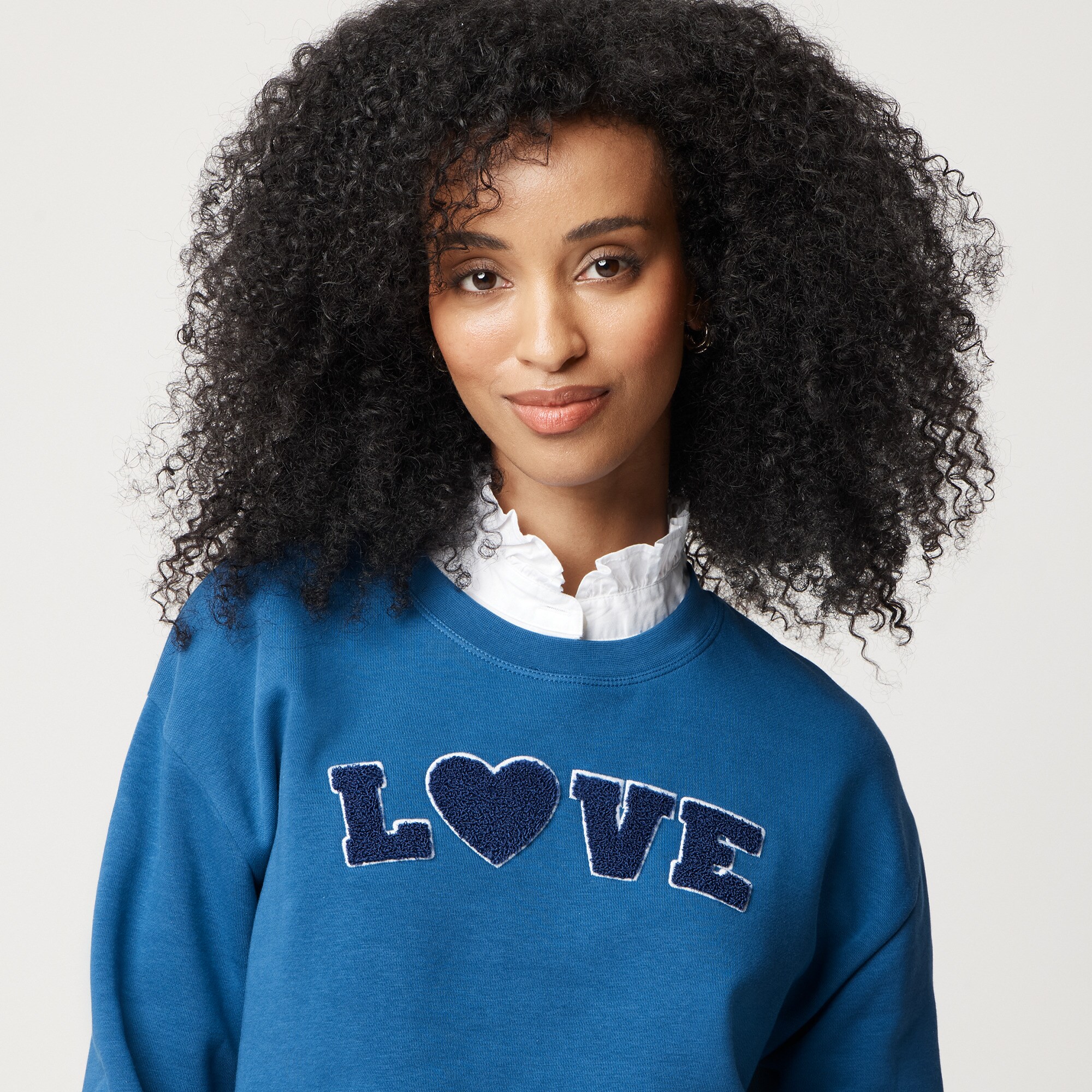 "Love" graphic sweatshirt
