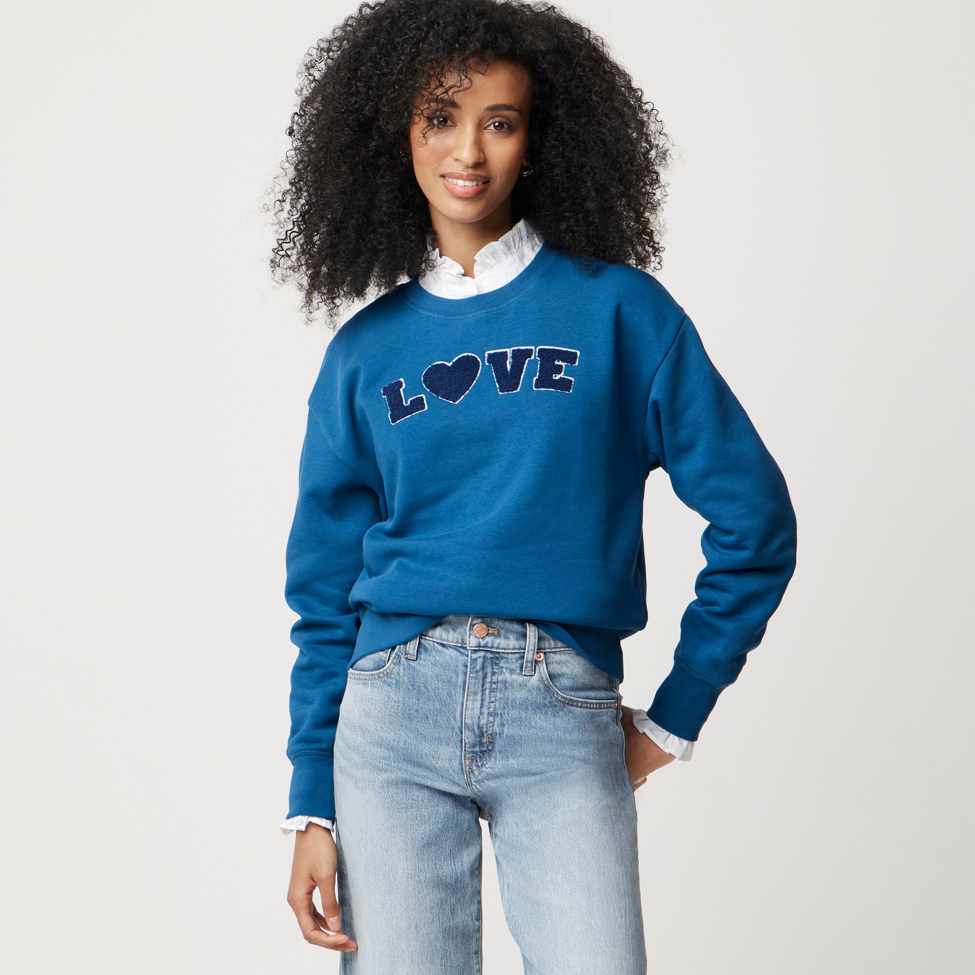 womens "Love" graphic sweatshirt